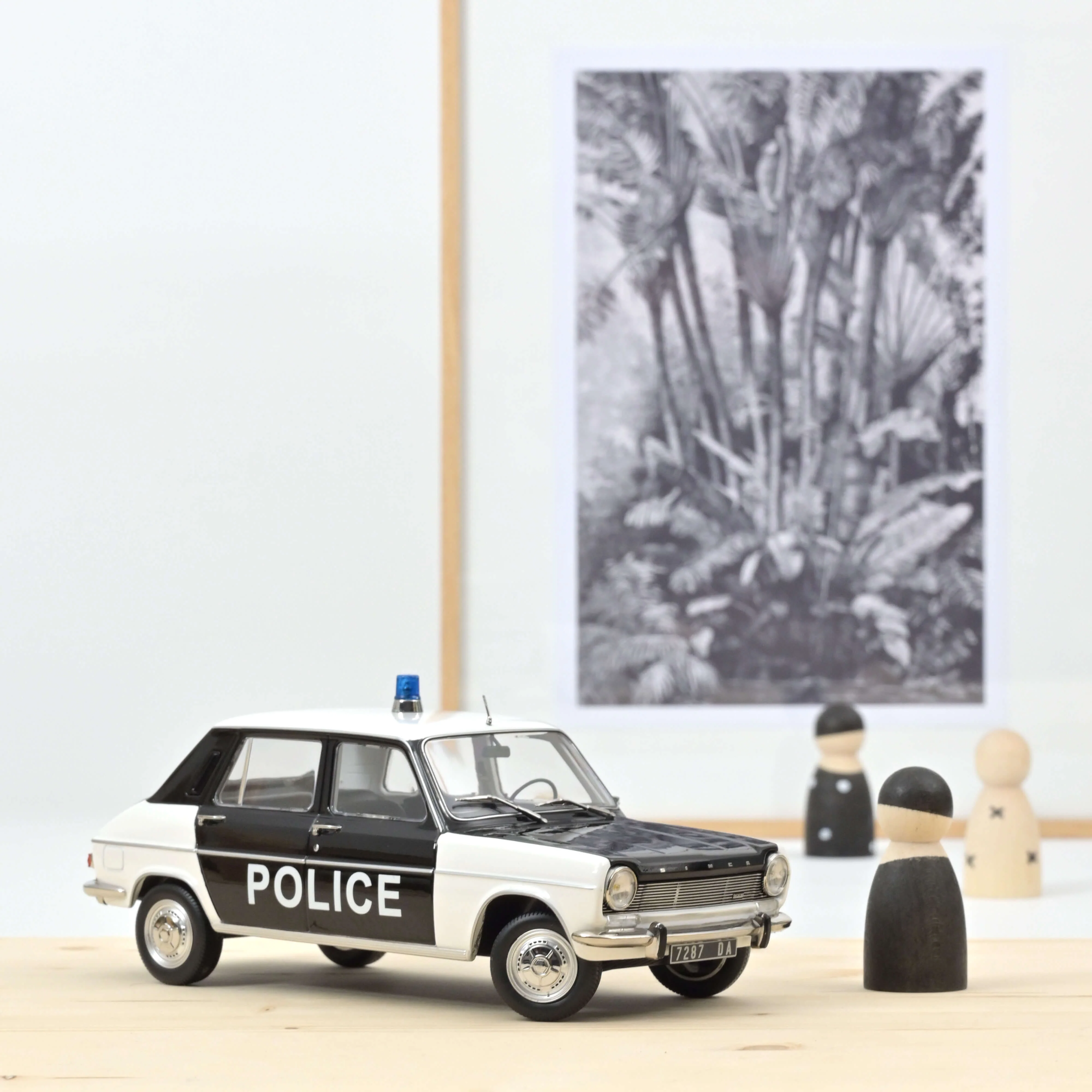 Simca 1100 1968 Police 1/18 - 300pcs