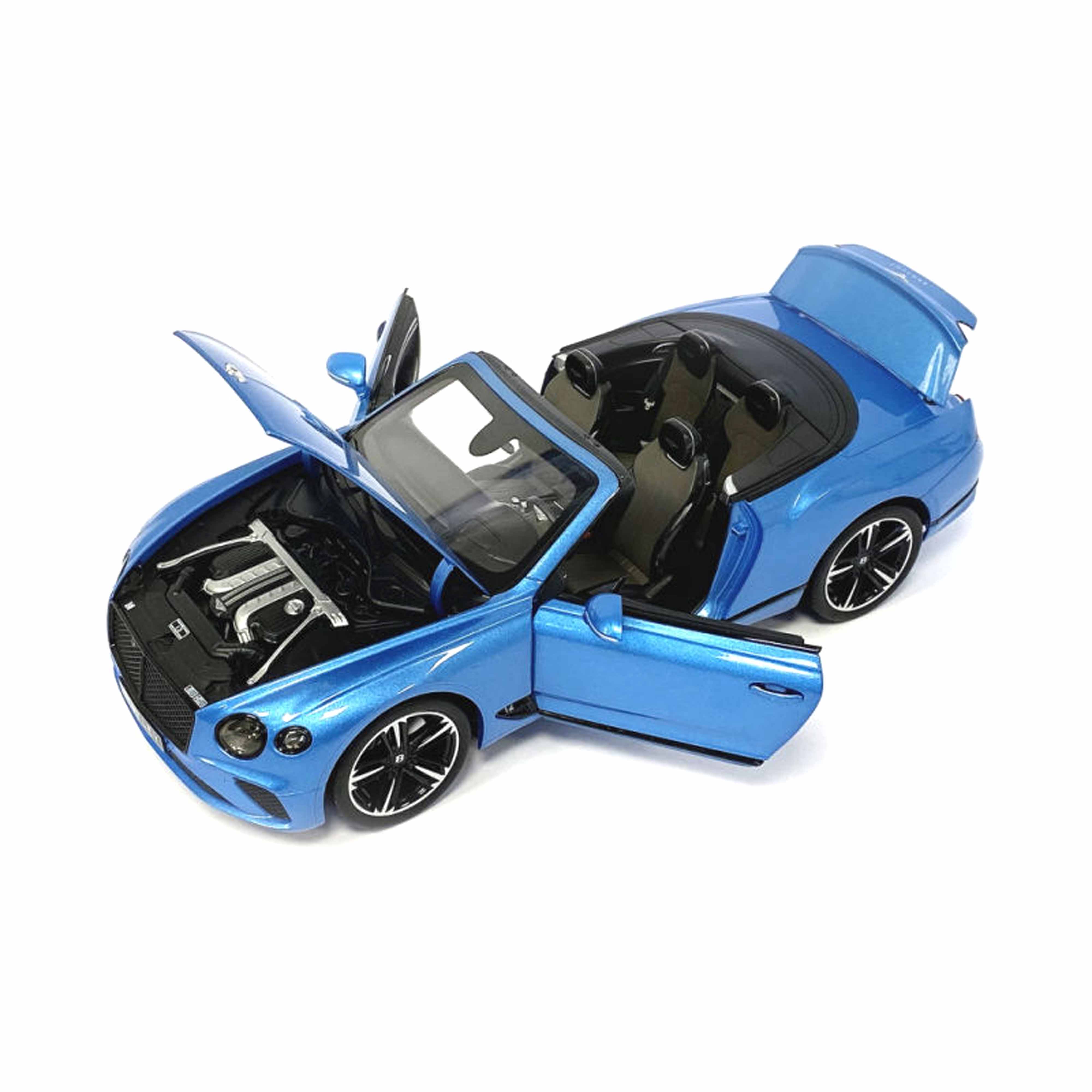Bentley Continental GT Cabriolet 2019 Kingfisher Métallisé 1/18