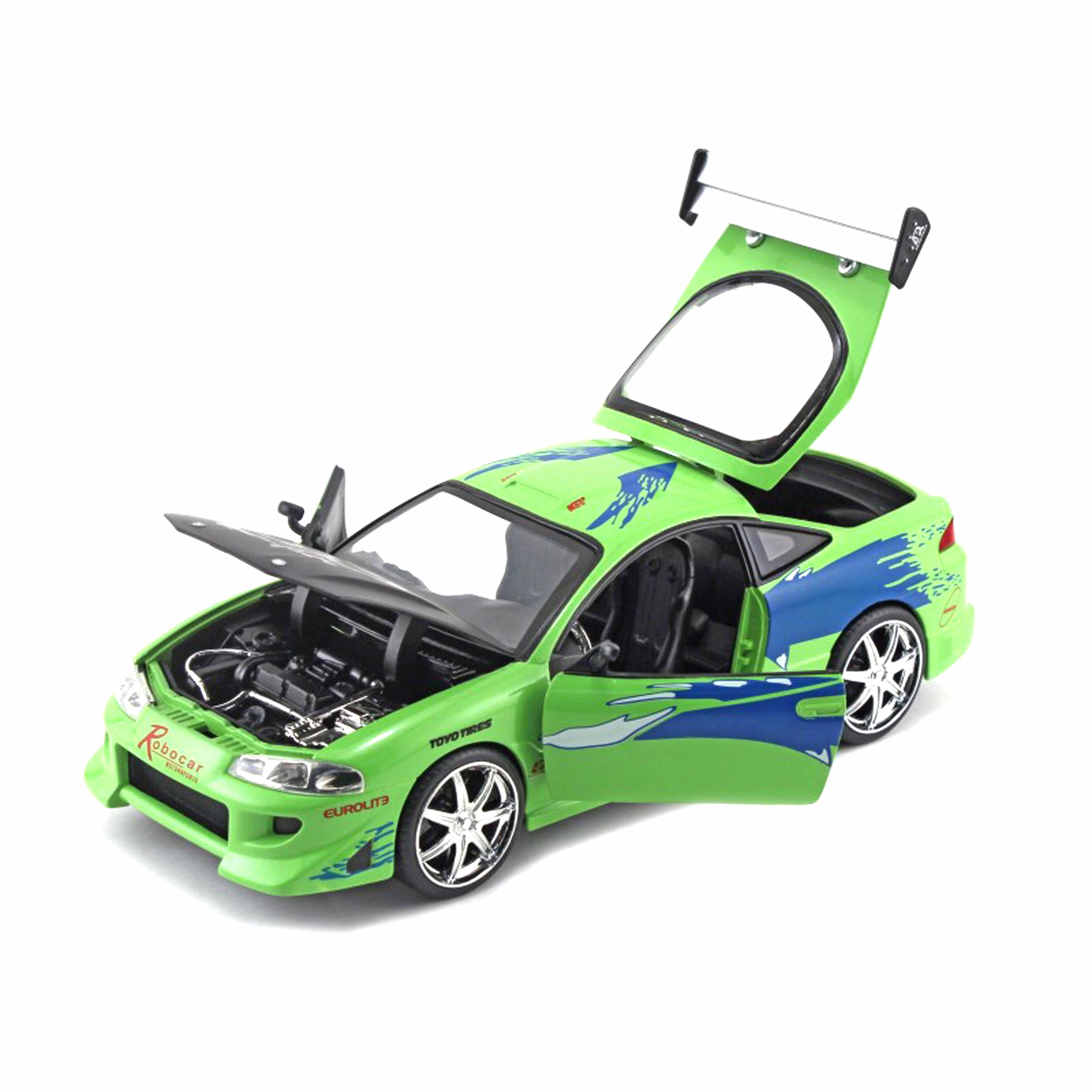 Mitsubishi Eclipse Vert Brian O'Connor 1995 « Fast and Furious » 1/24