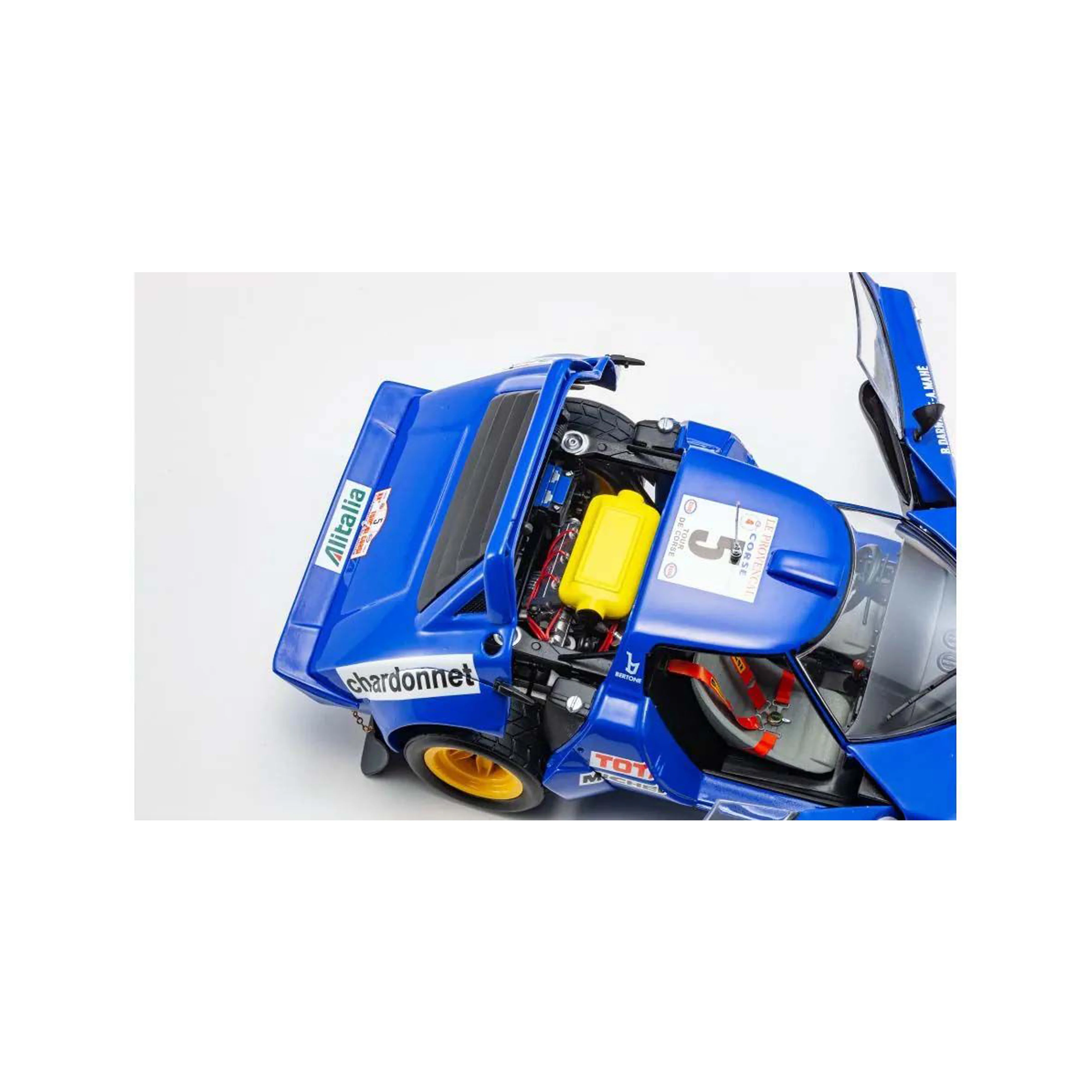 Lancia Stratos HF 1976 Tour de Corse Bleu (N°5) 1/18