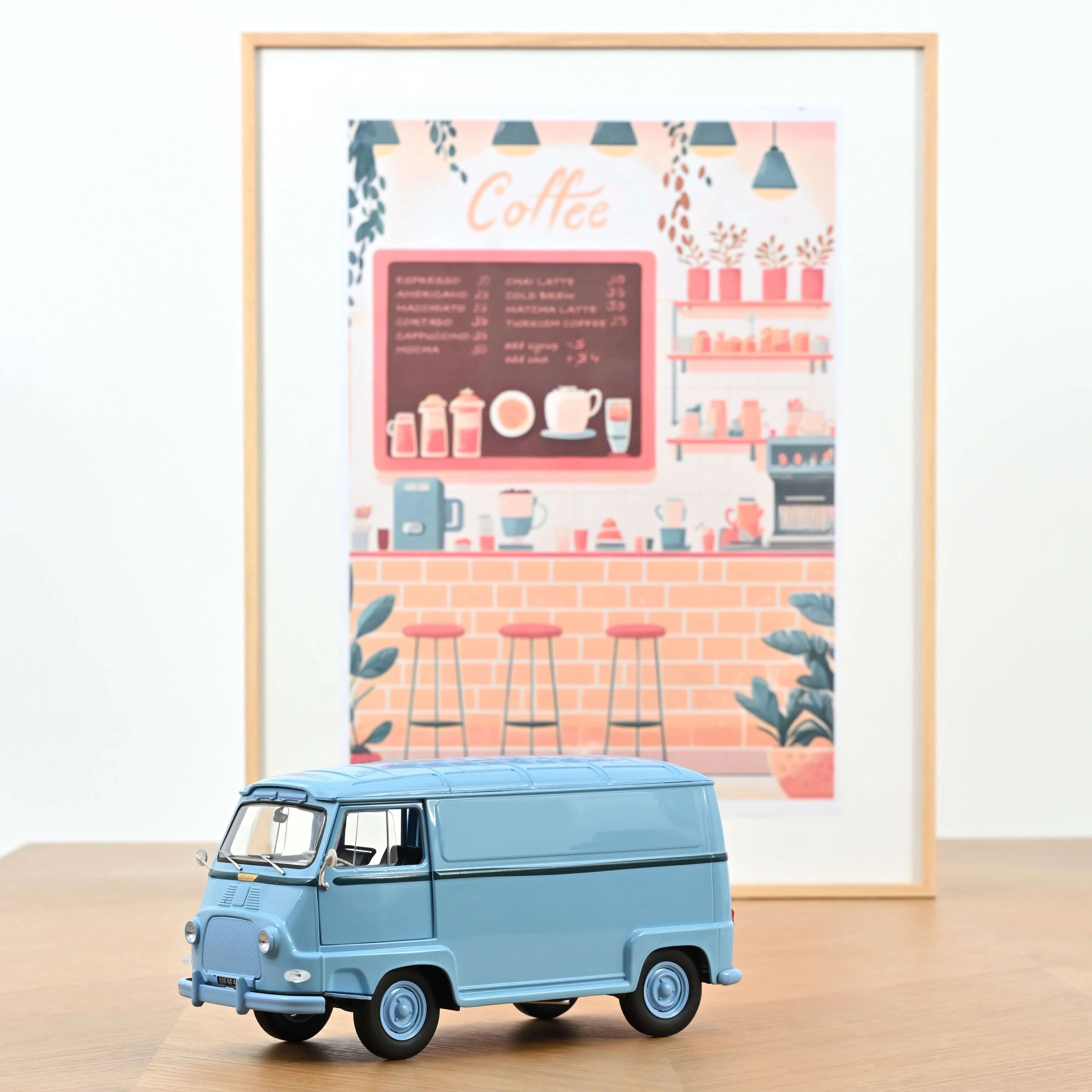 Renault Estafette 1959 Bleu Clair 1/18 - 200pcs
