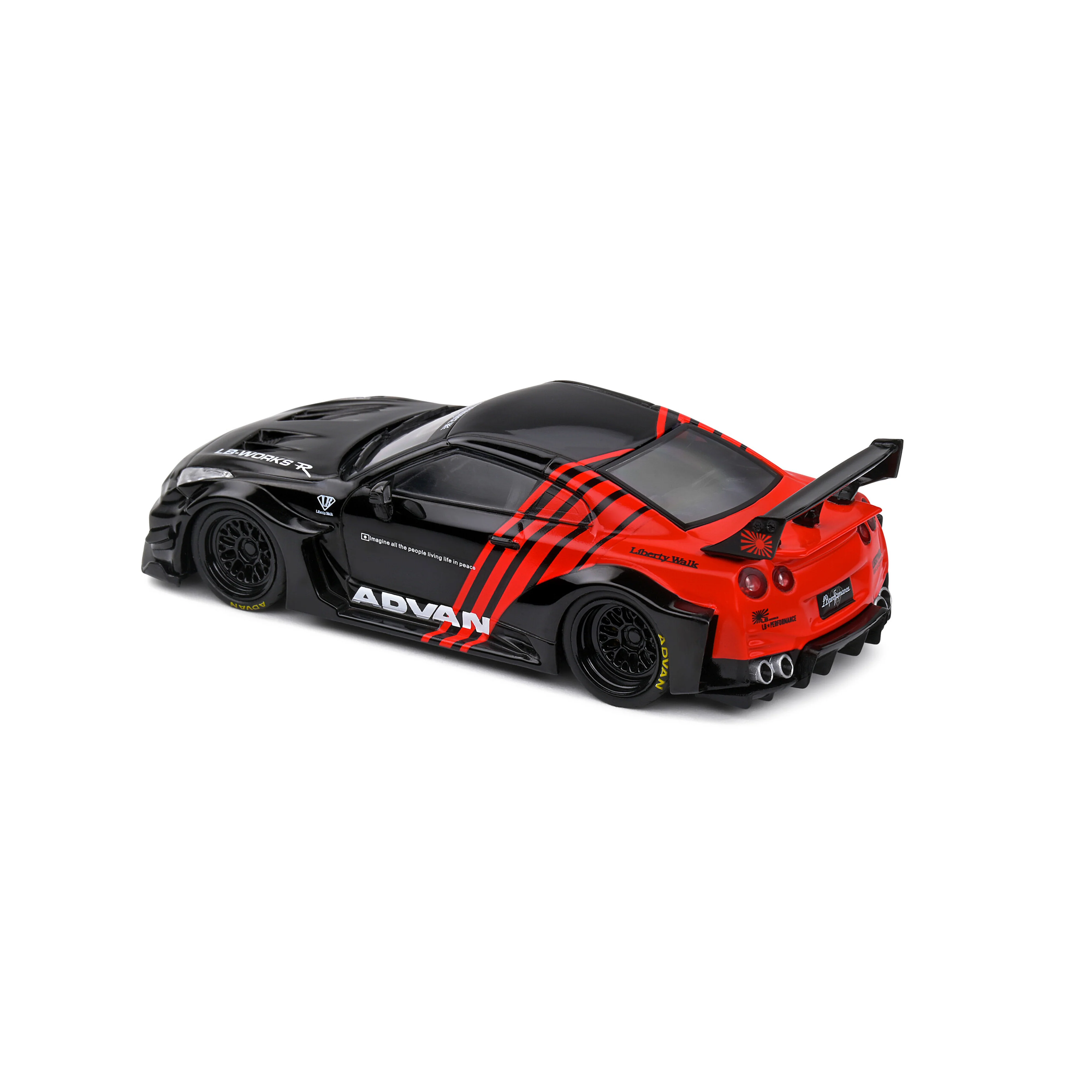 Nissan GTR35 LBWK Silhouette Rouge 2020 1/43