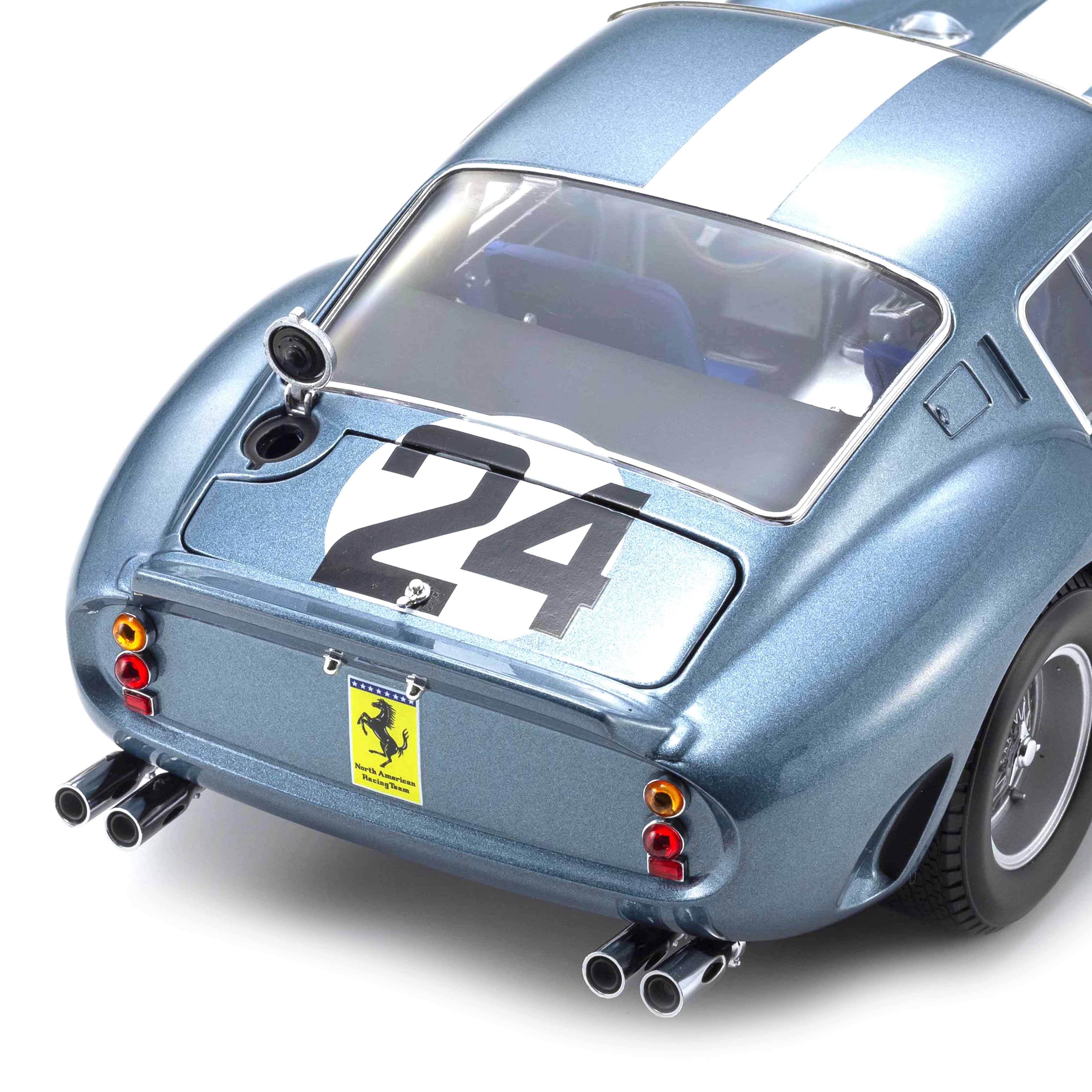 Ferrari 250 GTO 1962 Sebring Bleu N°24 1/18