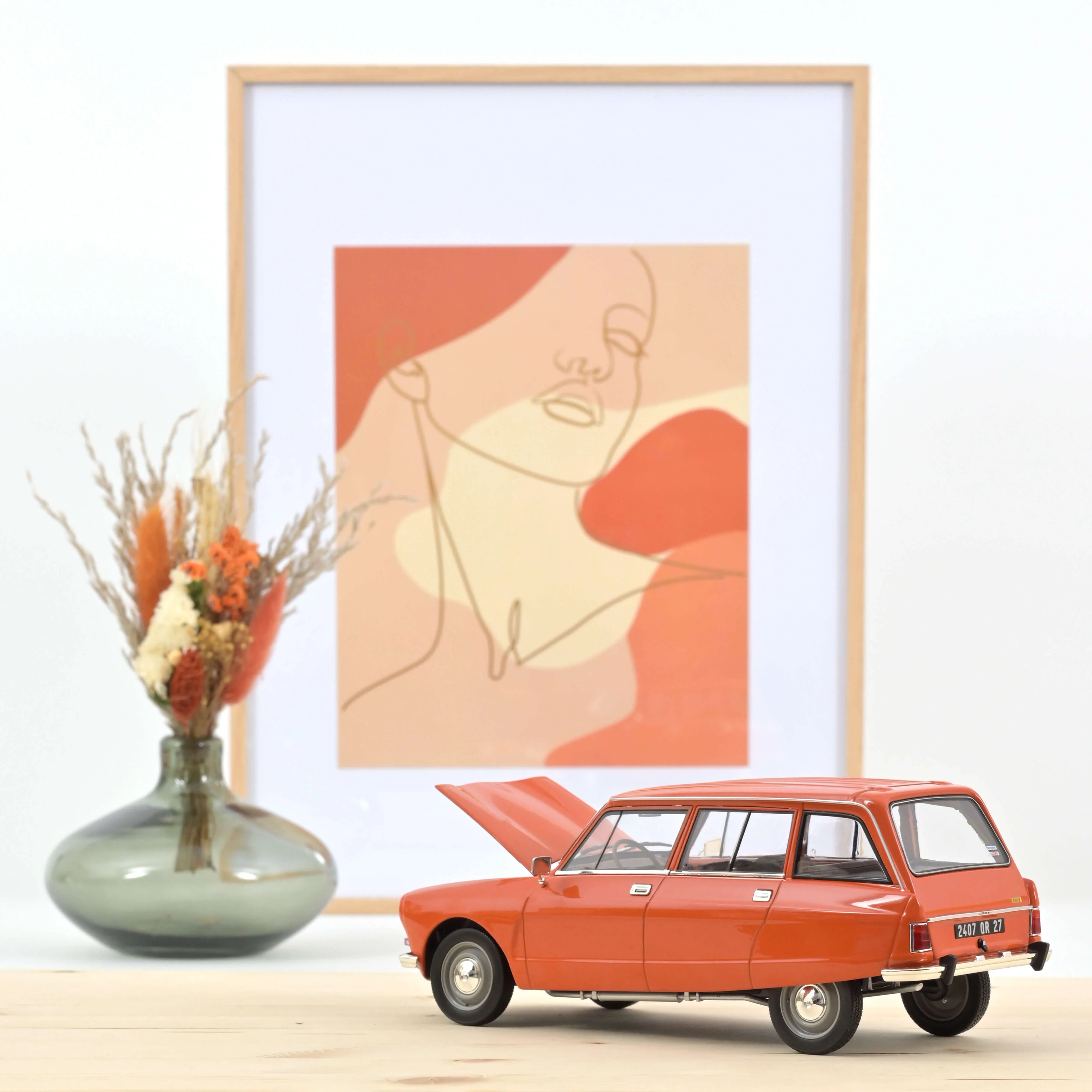 Citroën Ami 8 Break 1975 Ténéré Orange 1/18