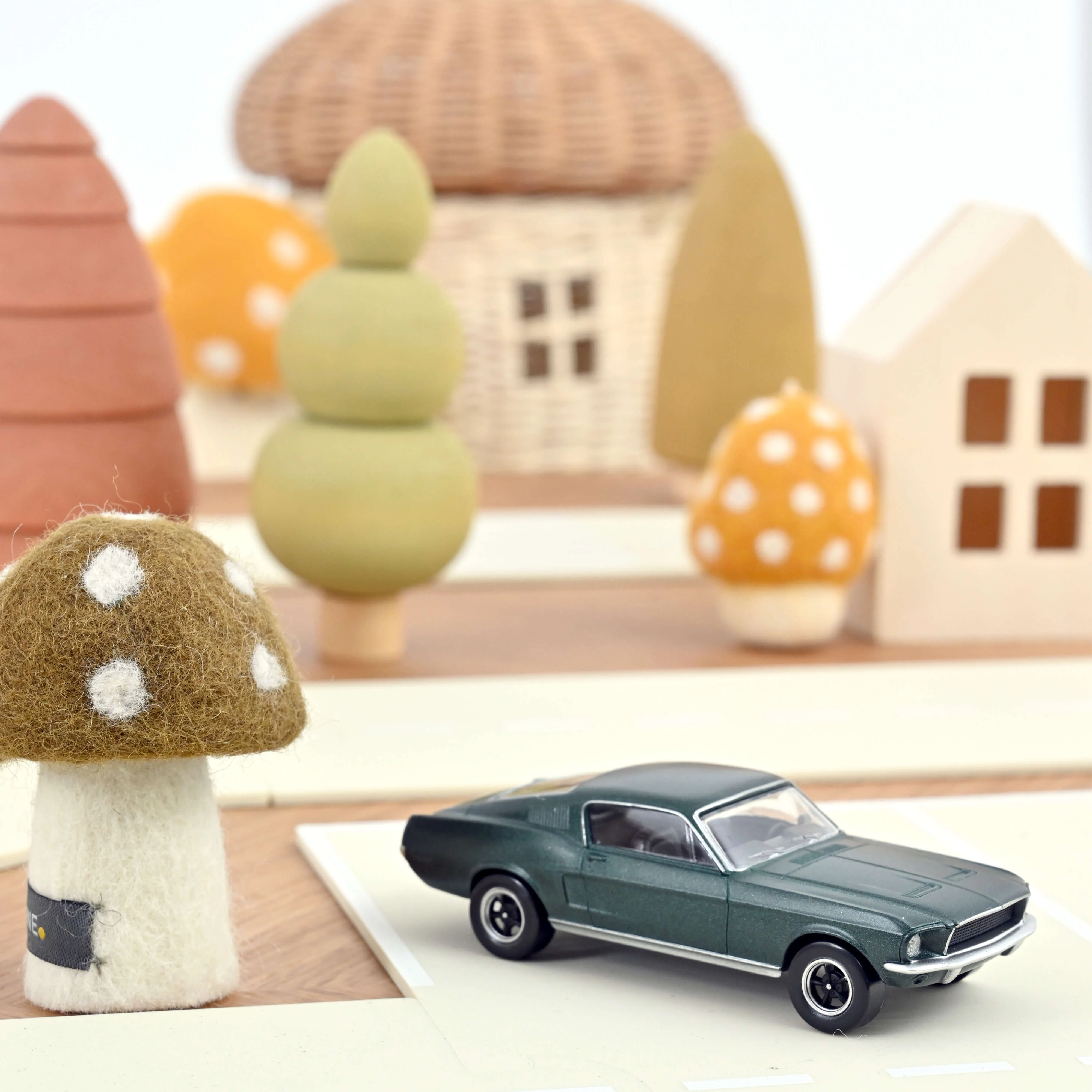 Ford Mustang Fastback 1968 Vert Satin métallisé Jet-car 1/43