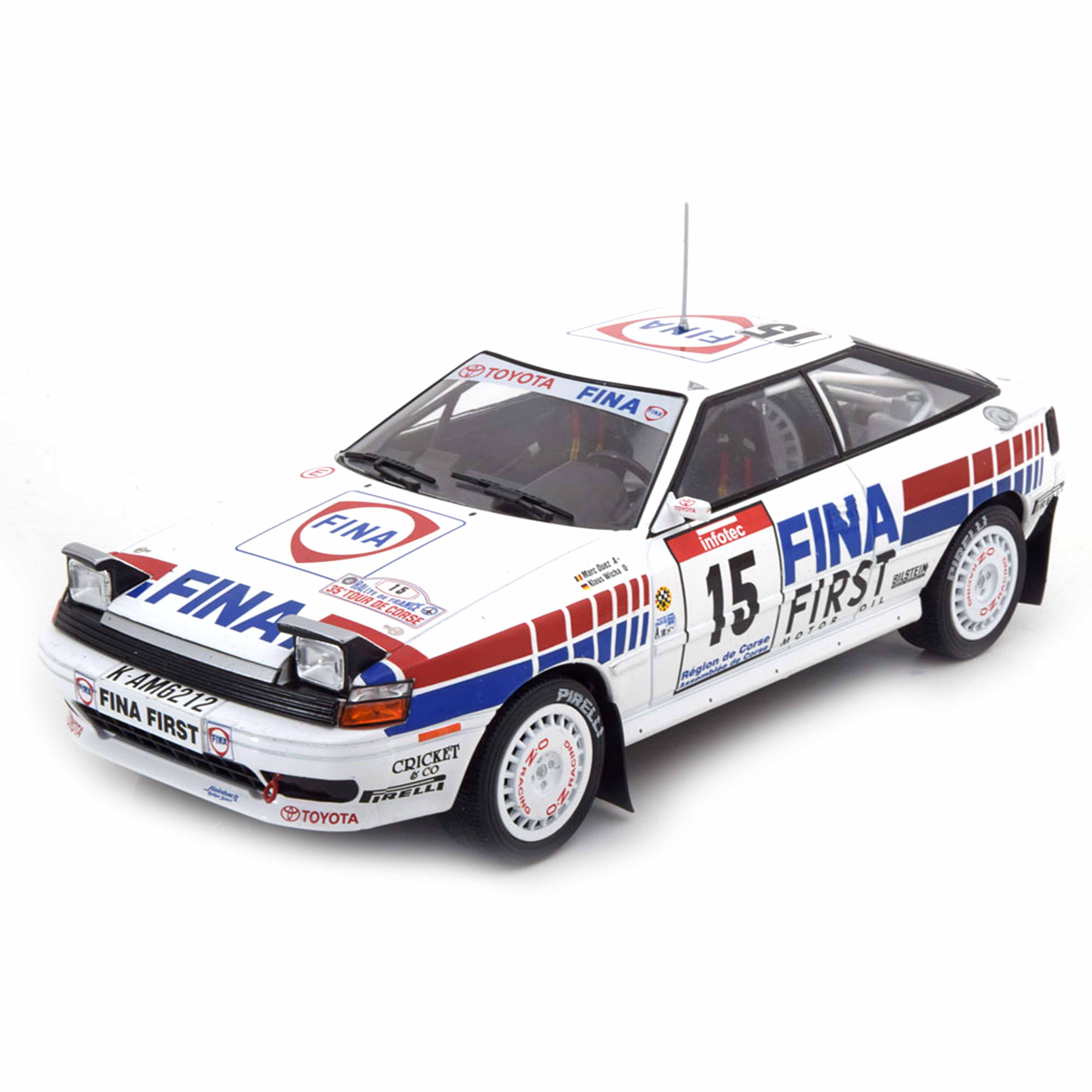 Toyota Celica N°15 Tour de Corse 1991 1/18