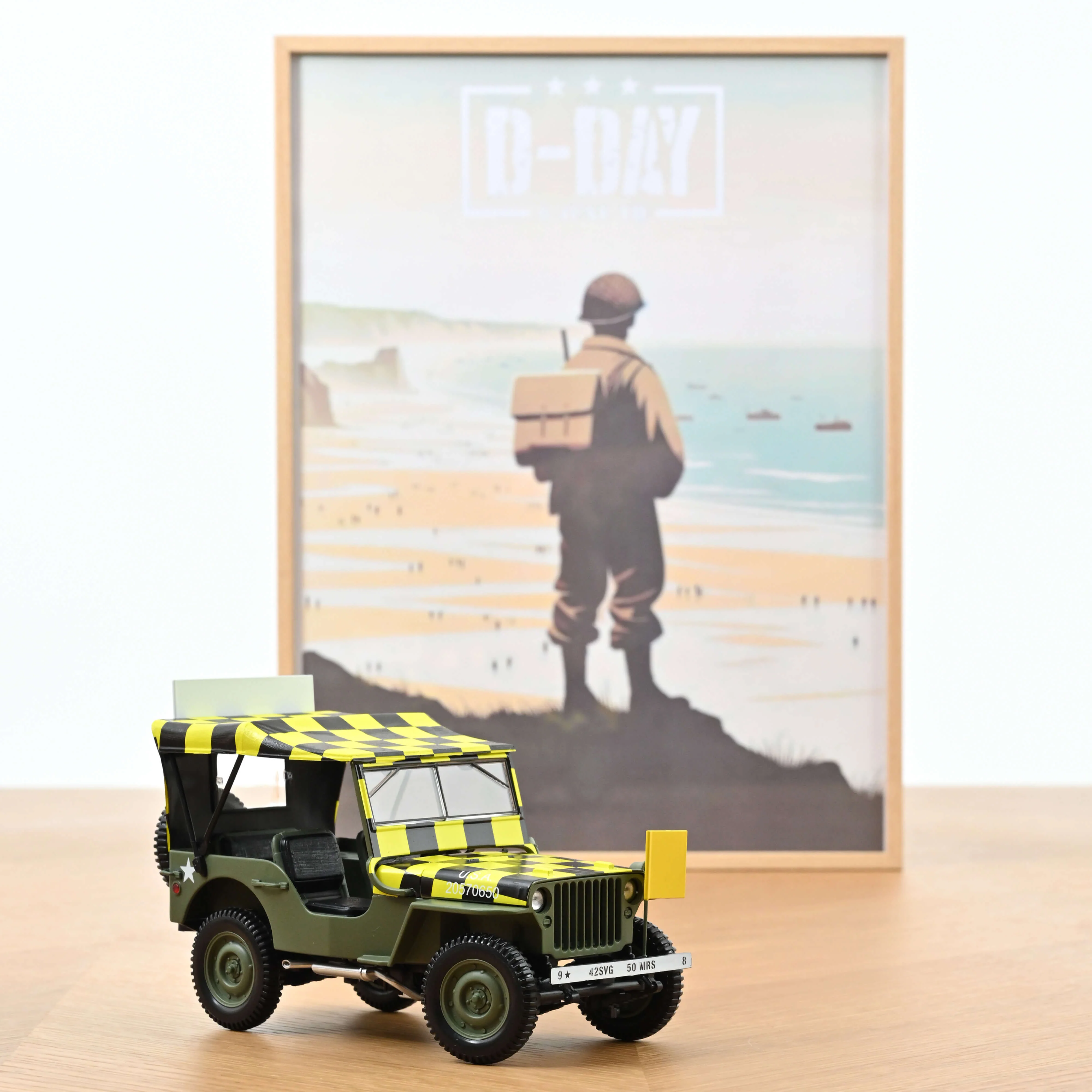 Jeep Militaire 1944 Follow Me 1/18 - 200pcs