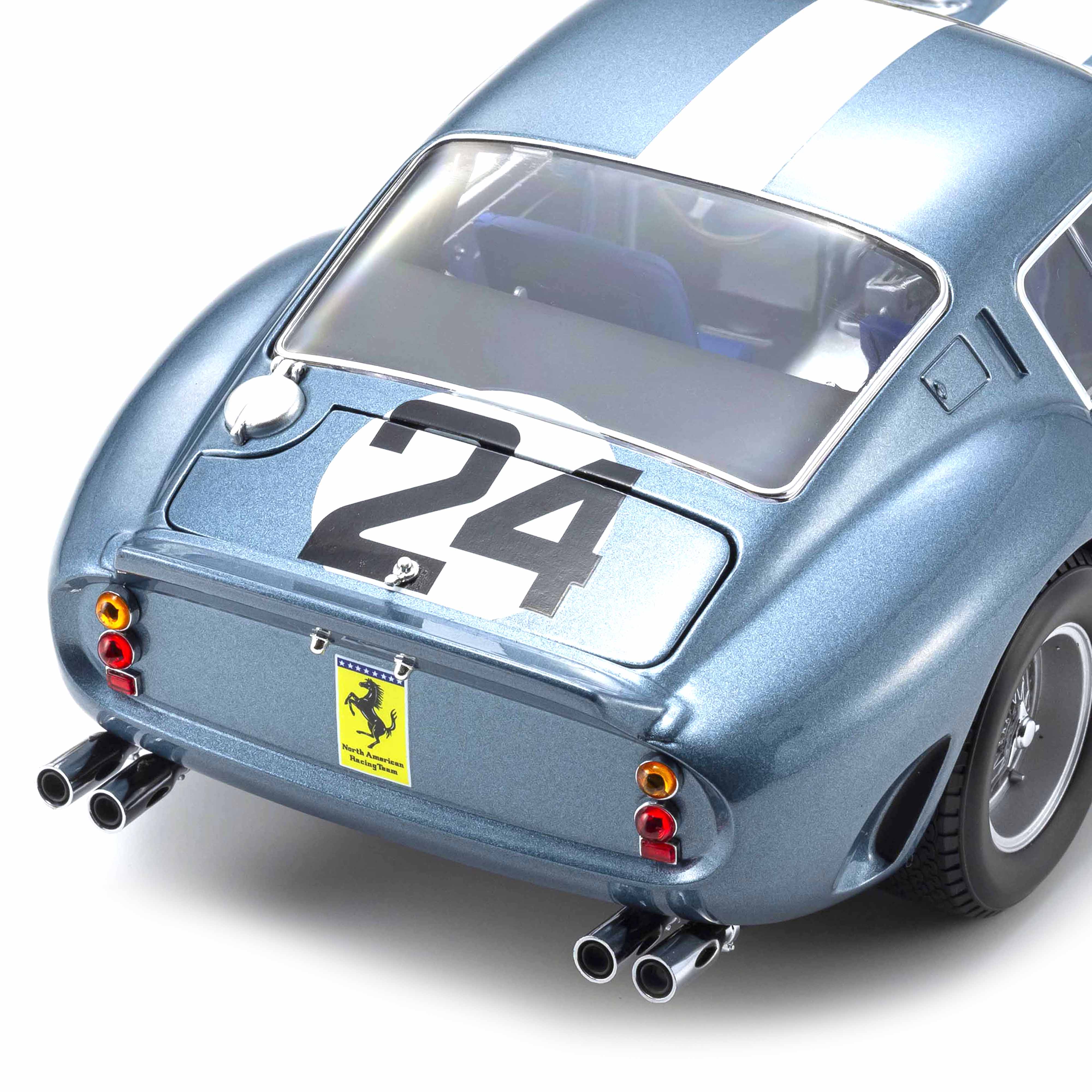 Ferrari 250 GTO 1962 Sebring Bleu N°24 1/18