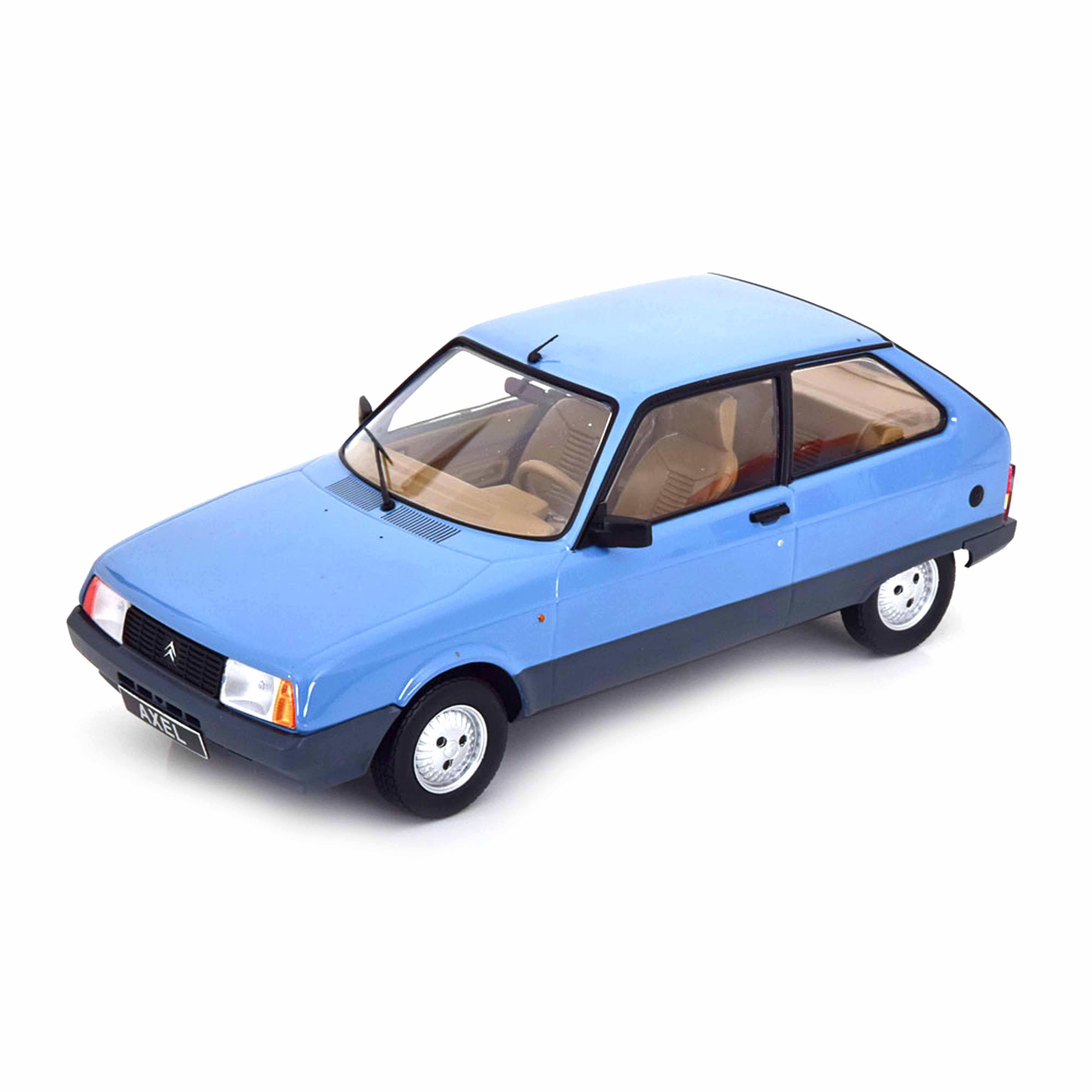 Citroën Axel 12 TRS 1990 Bleu-gris 1/18