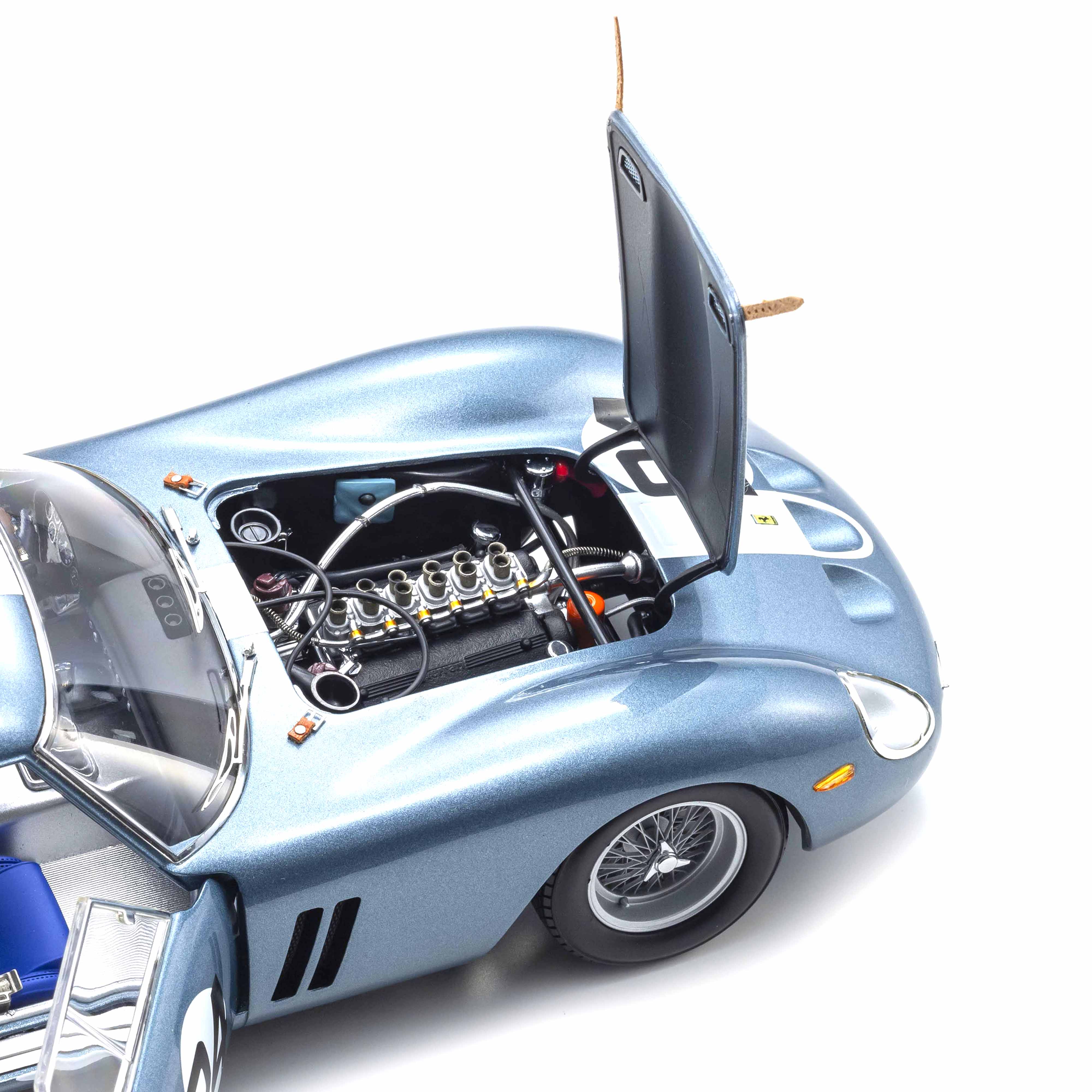 Ferrari 250 GTO 1962 Sebring Bleu N°24 1/18