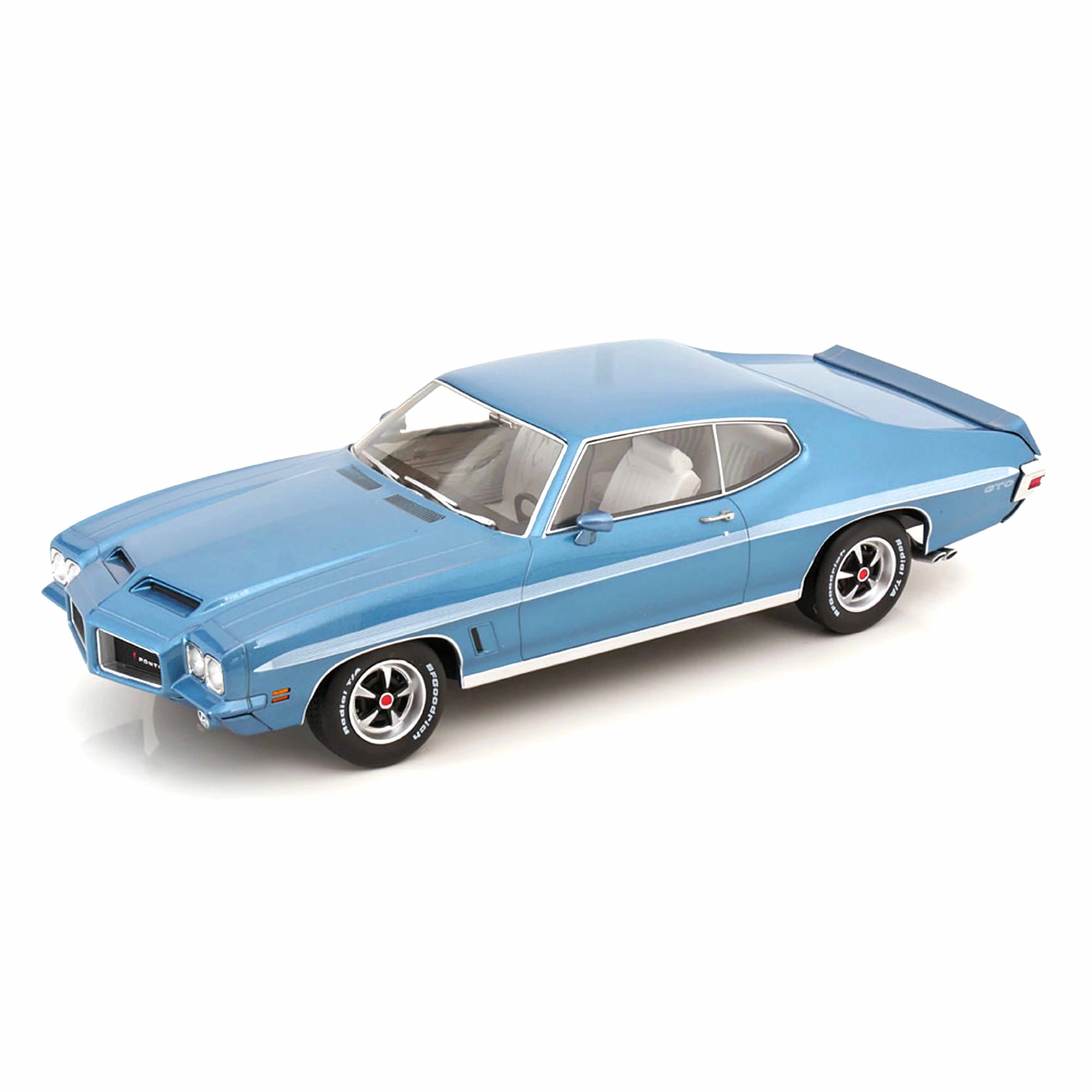 Pontiac Le Mans GTO 1972 Bleu Clair Metallisé 1/18