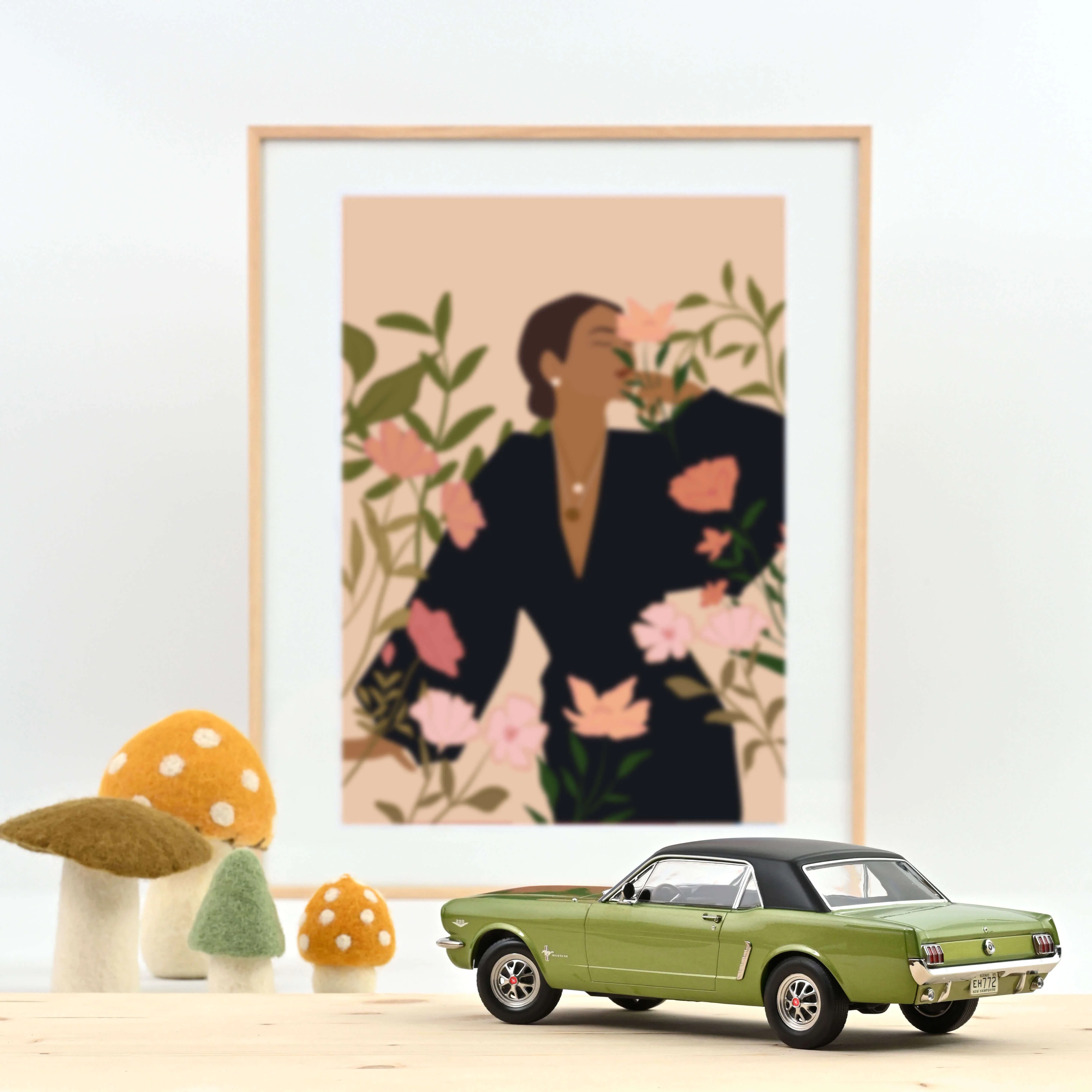 Ford Mustang Coupé 1965 Honey Or met 1/18 - 200pcs