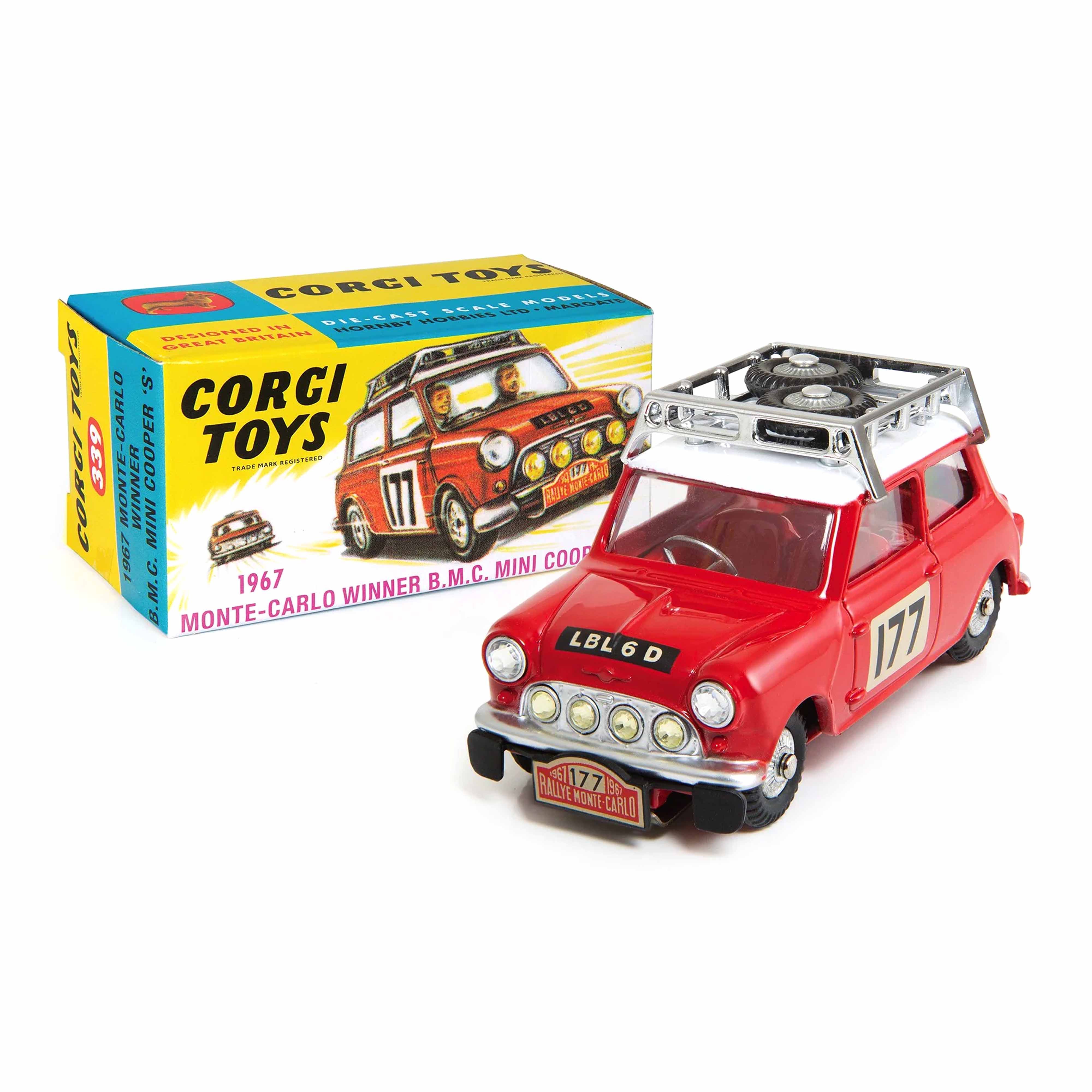 Mini Cooper S Vainqueur du Rallye Monte Carlo 1967 1/45 - n°339