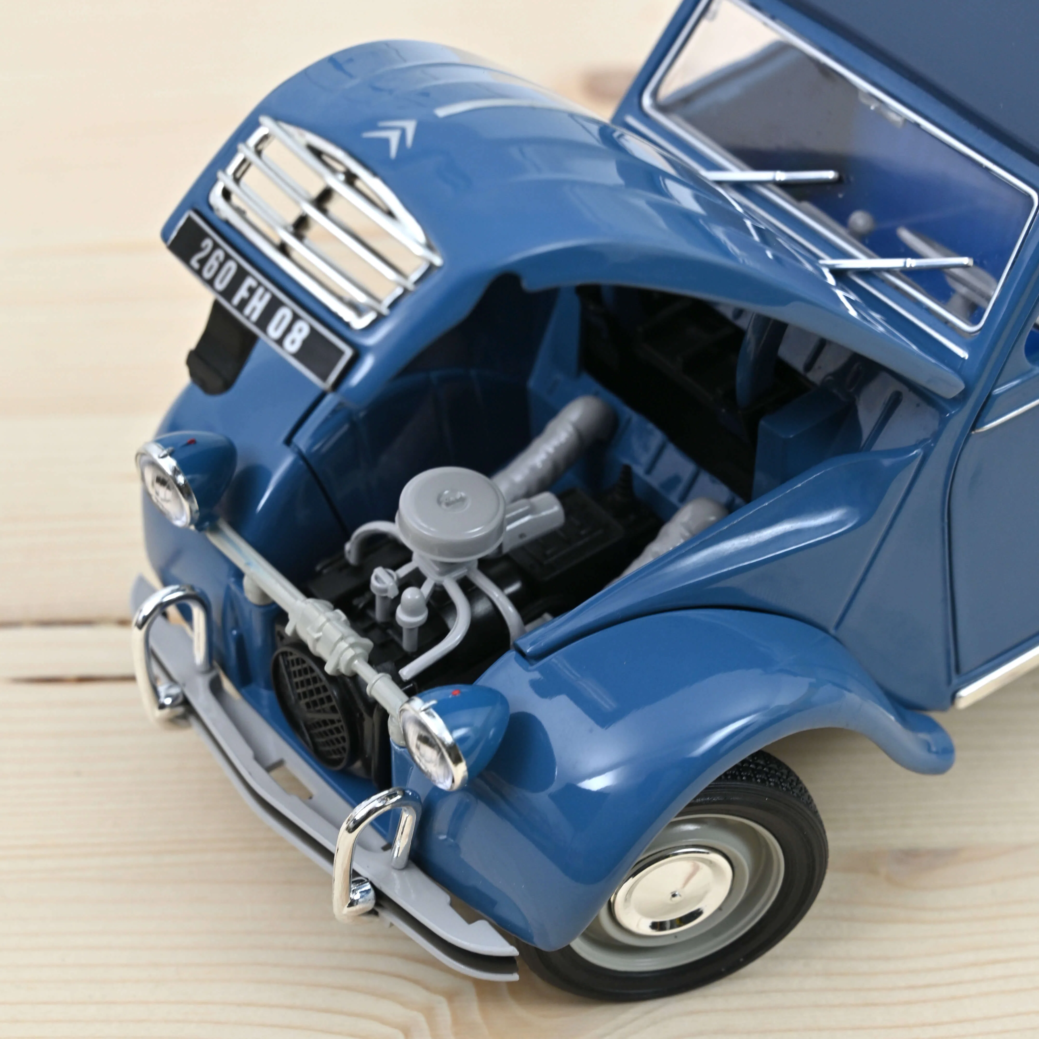 Citroën 2CV AZAM 1966 Bleu Cyclades 1/17 - 200pcs