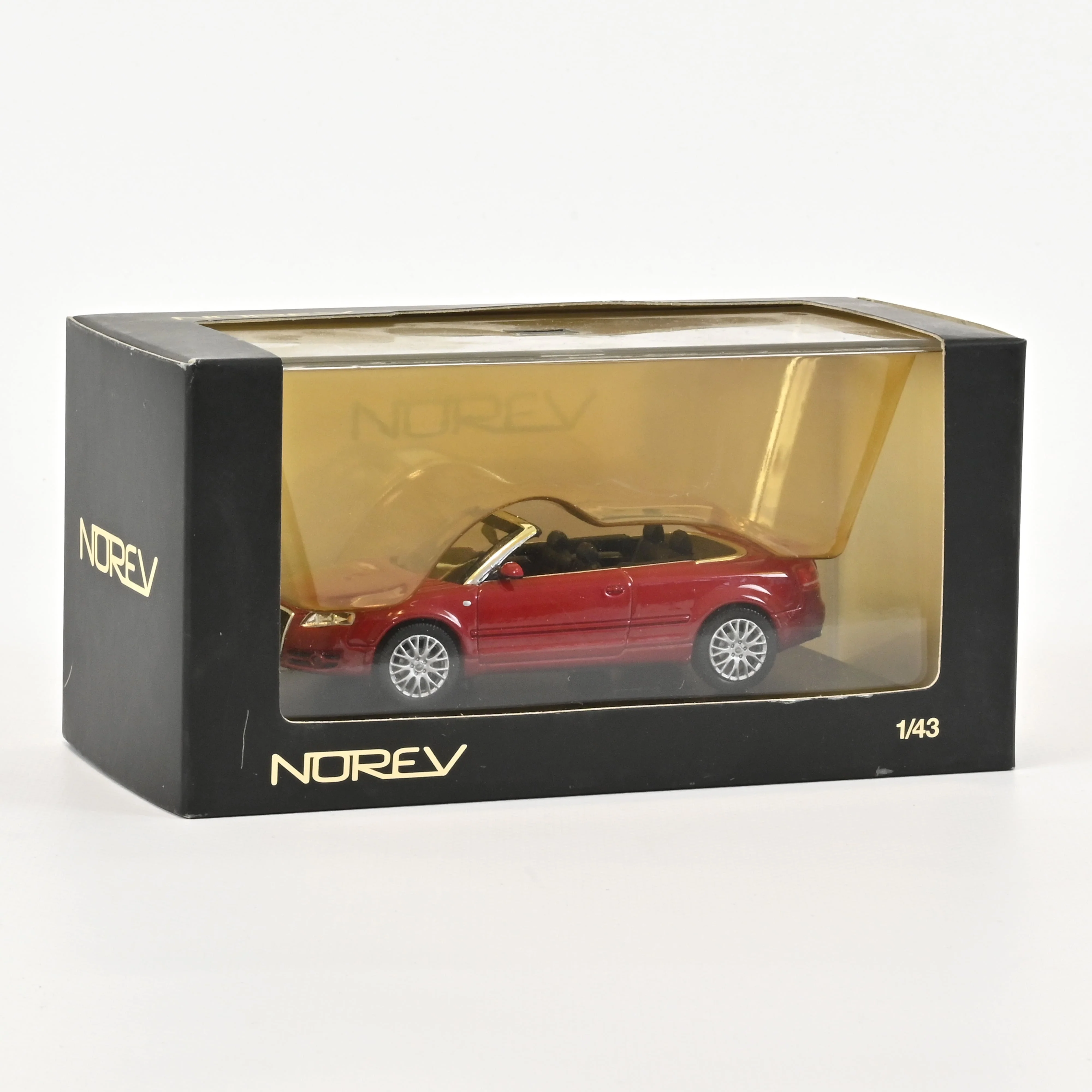 Audi A4 Cabriolet Rouge Grenat Métallisé 1/43