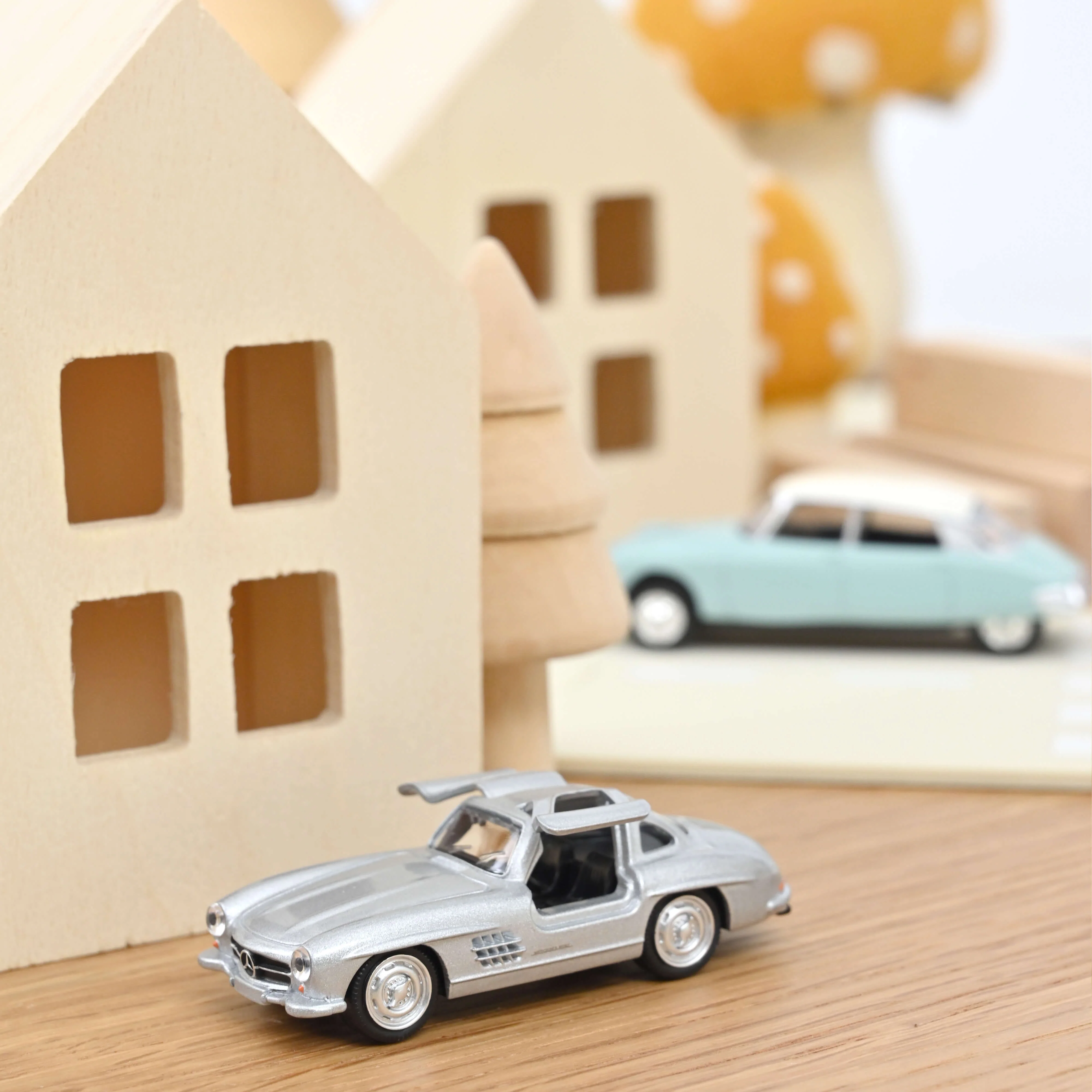 Mercedes Benz 300SL Argent 1/64