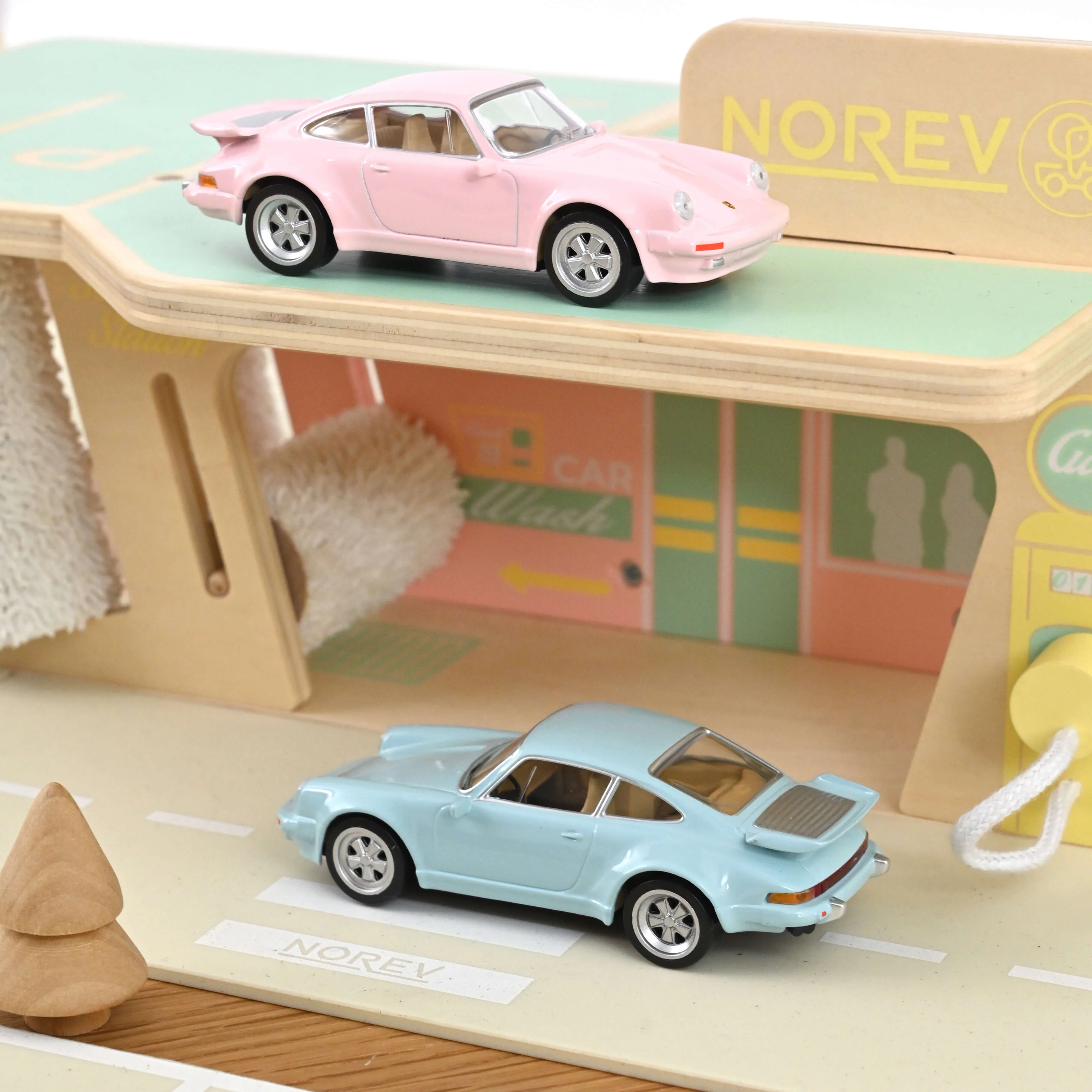 Porsche 911 Turbo 1978 Bleu Jet-car 1/43