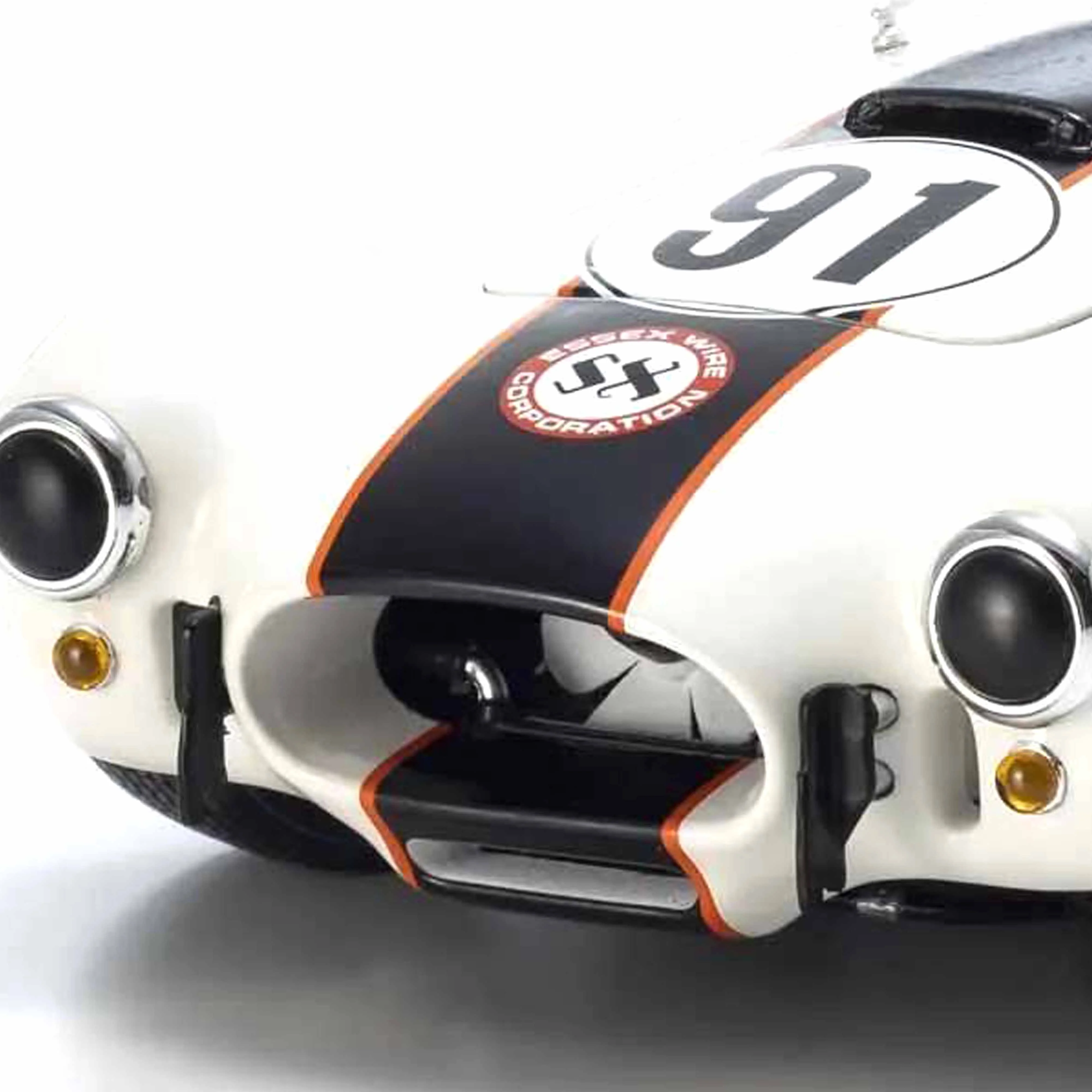 Shelby Cobra 427 S/C N°91 Essex Wire Blanc/Bleu foncé 1/18