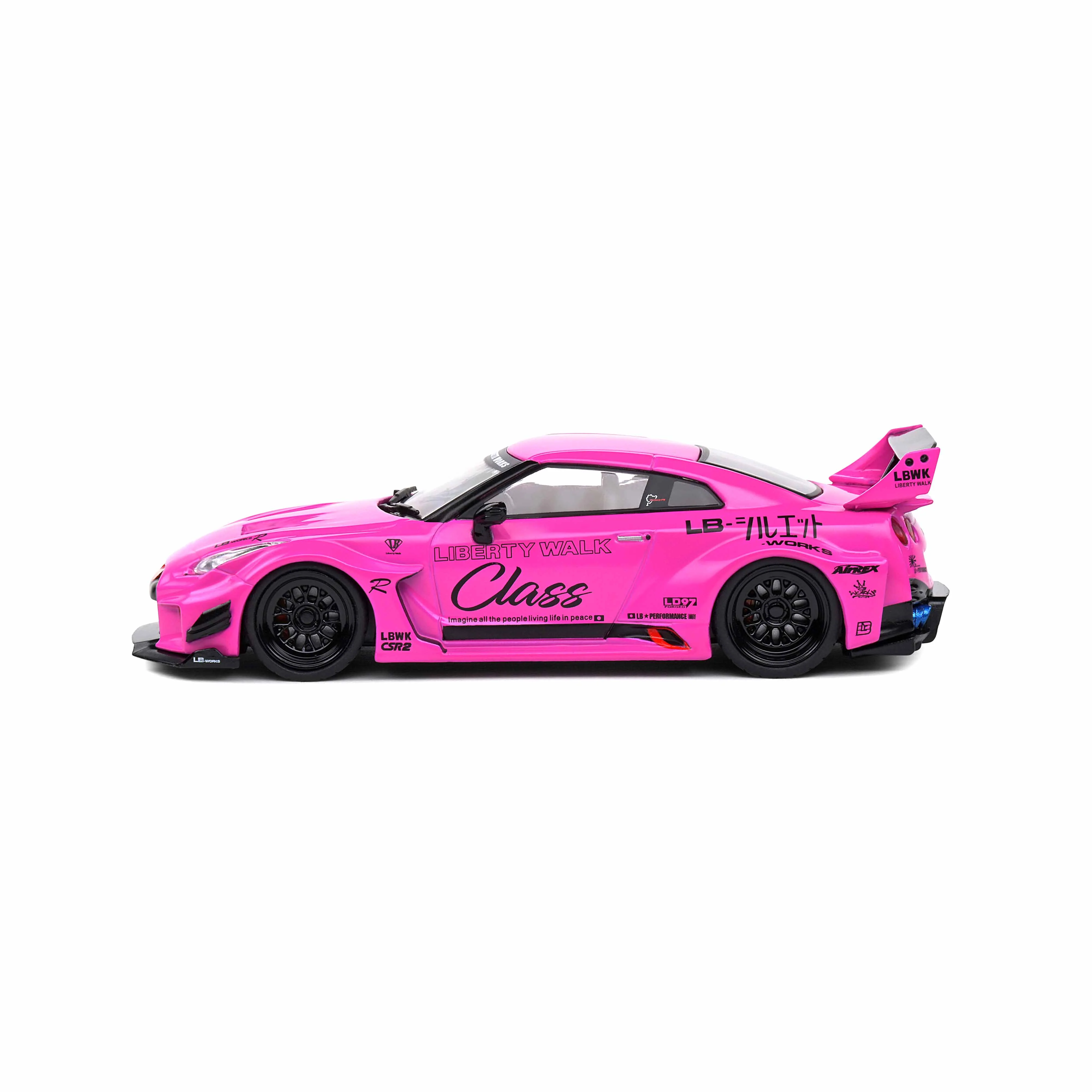 Nissan GTR35 LBWK Silhouette Violet 2019 1/43