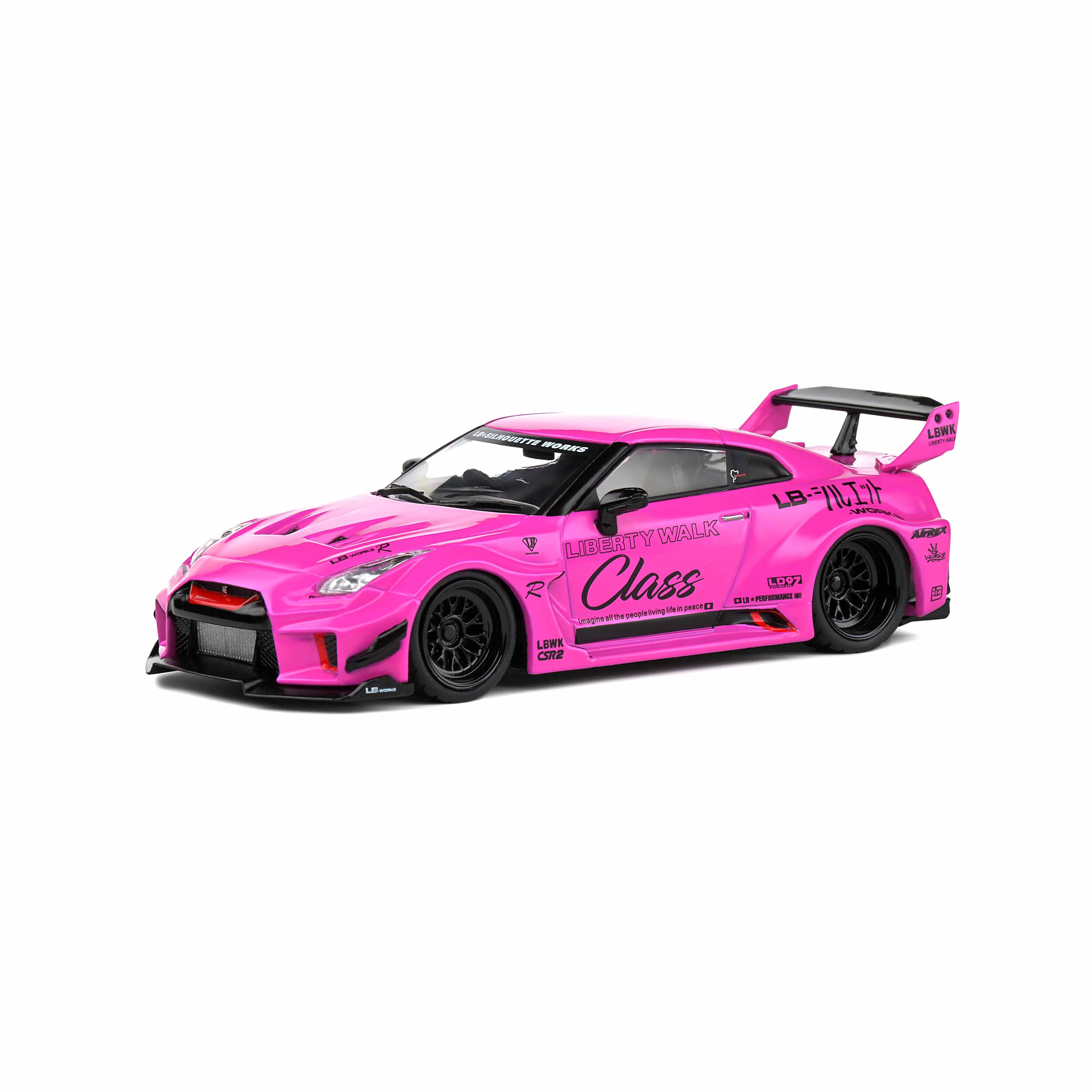 Nissan GTR35 LBWK Silhouette Violet 2019 1/43