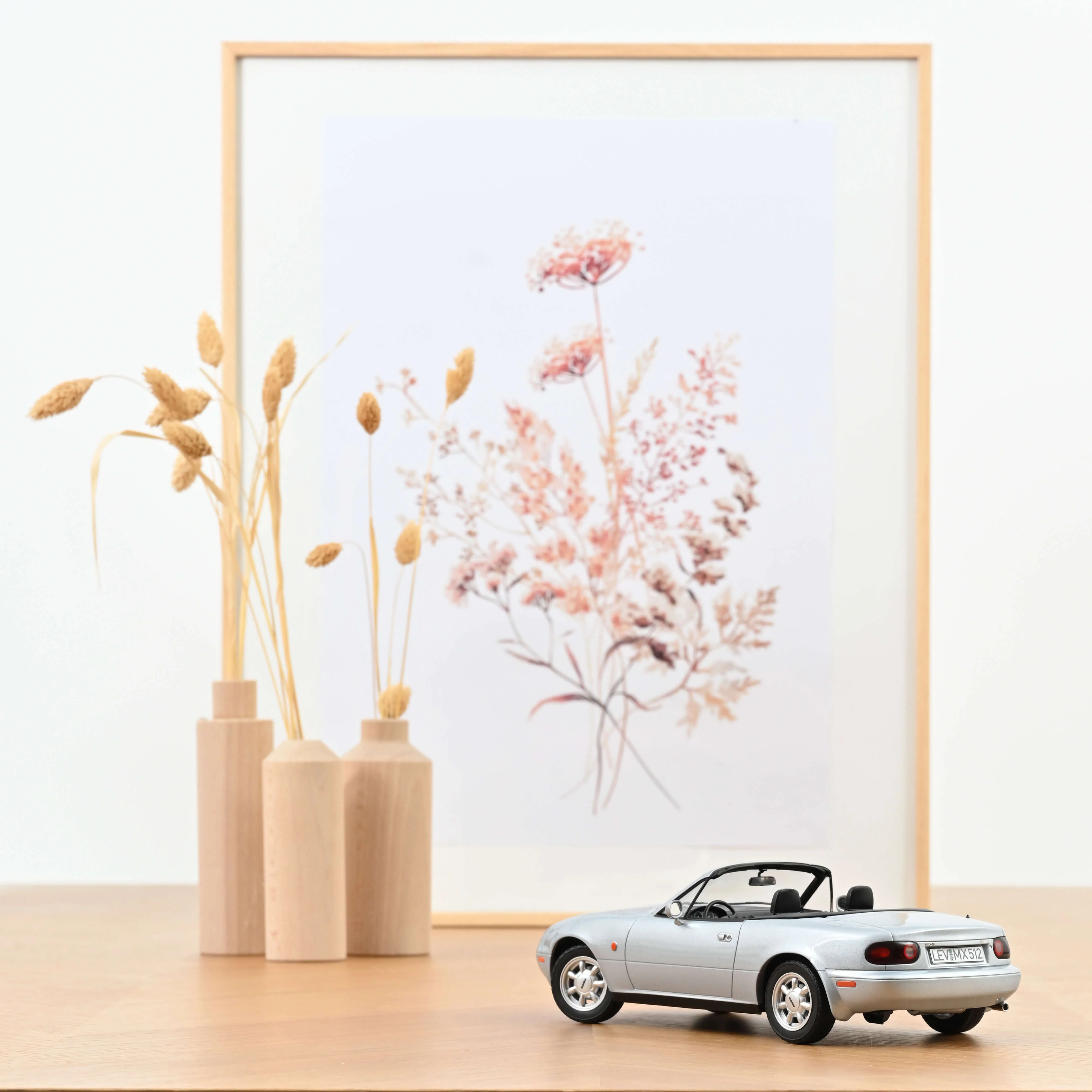 Mazda MX-5 1989 Argent 1/18