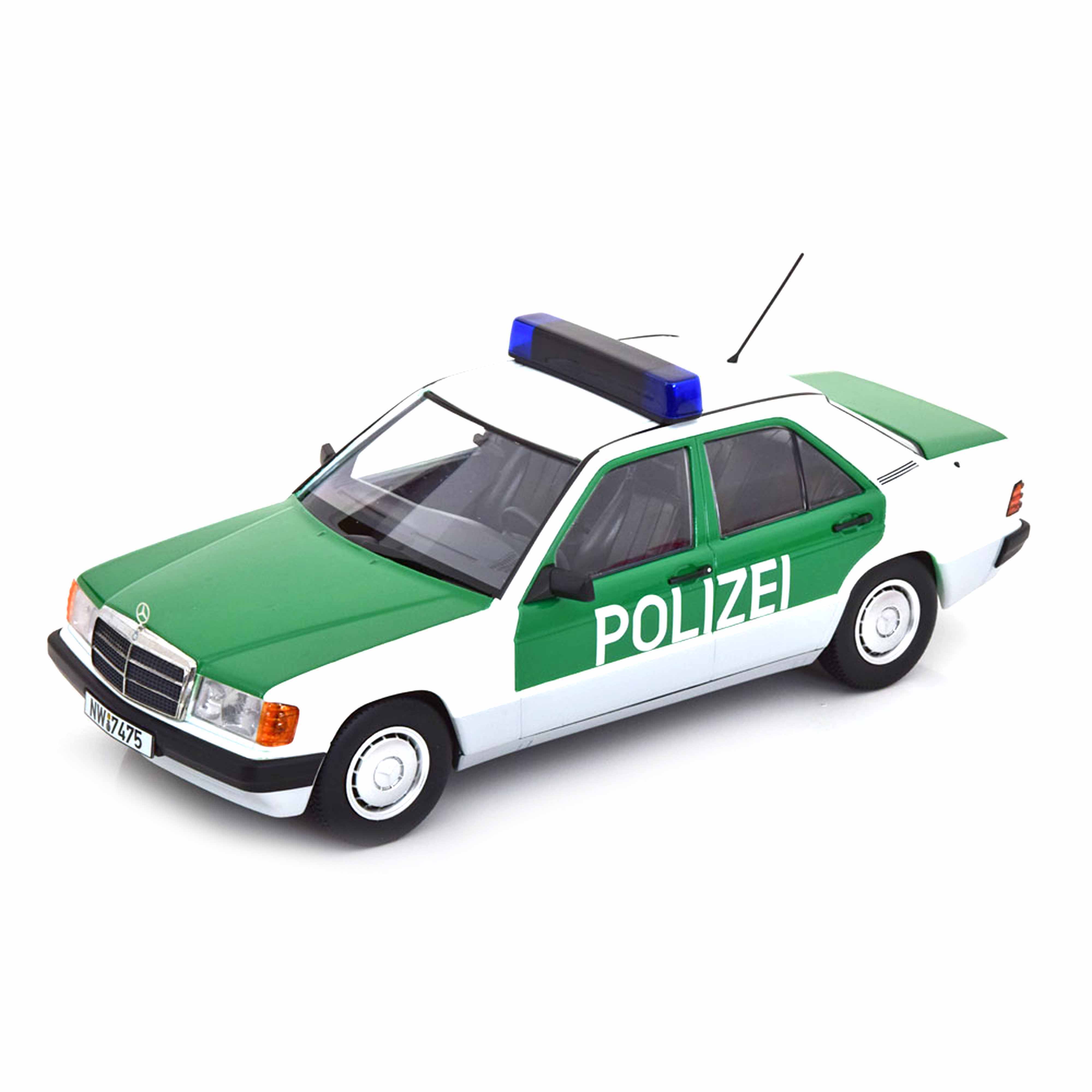 Mercedes 190E W201 1993 Polizei 1/18
