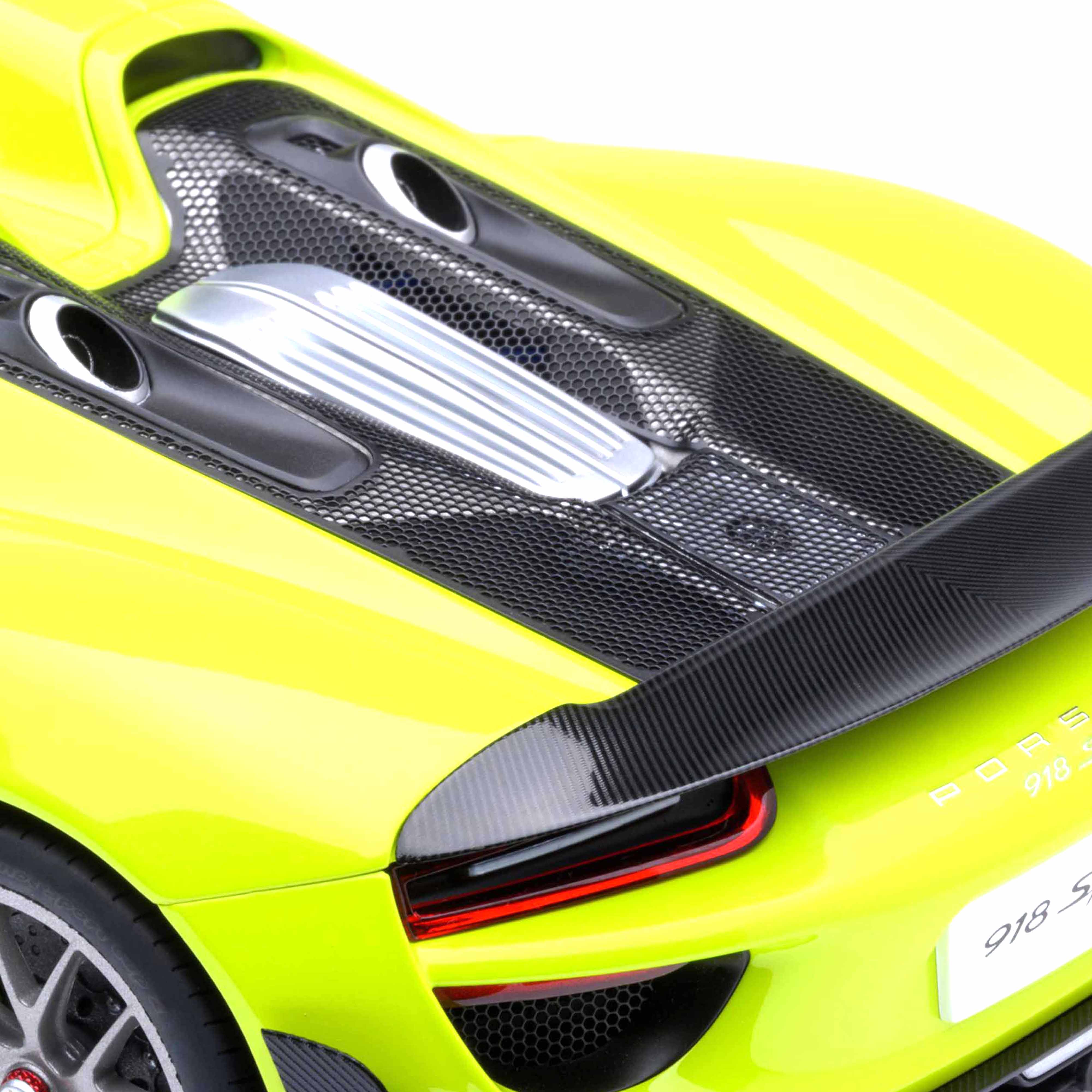 Porsche 918 Spyder Pack Weissach Vert Acide 1/18