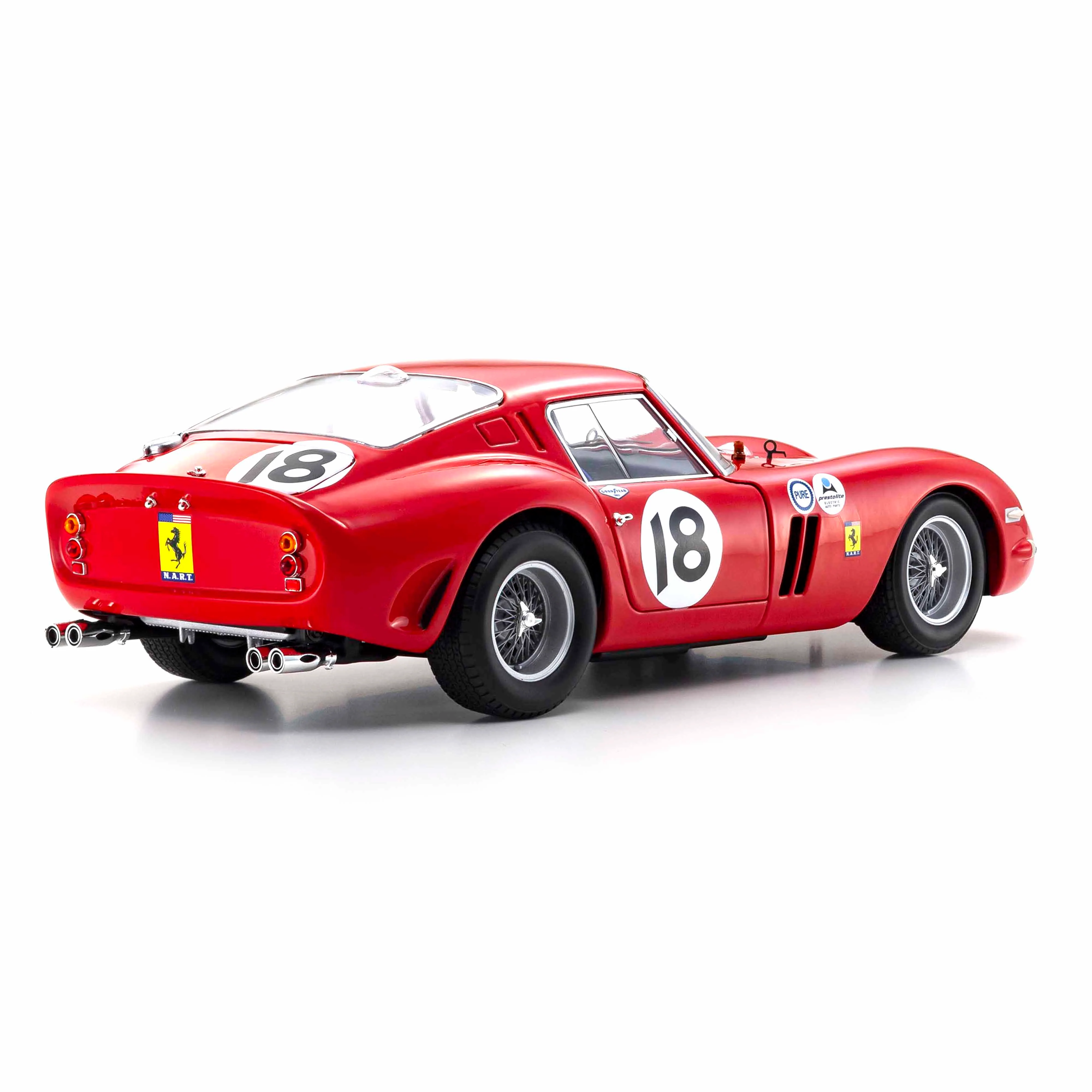 Ferrari 250 GTO 1963 Daytona 3h Rouge N°18 1/18