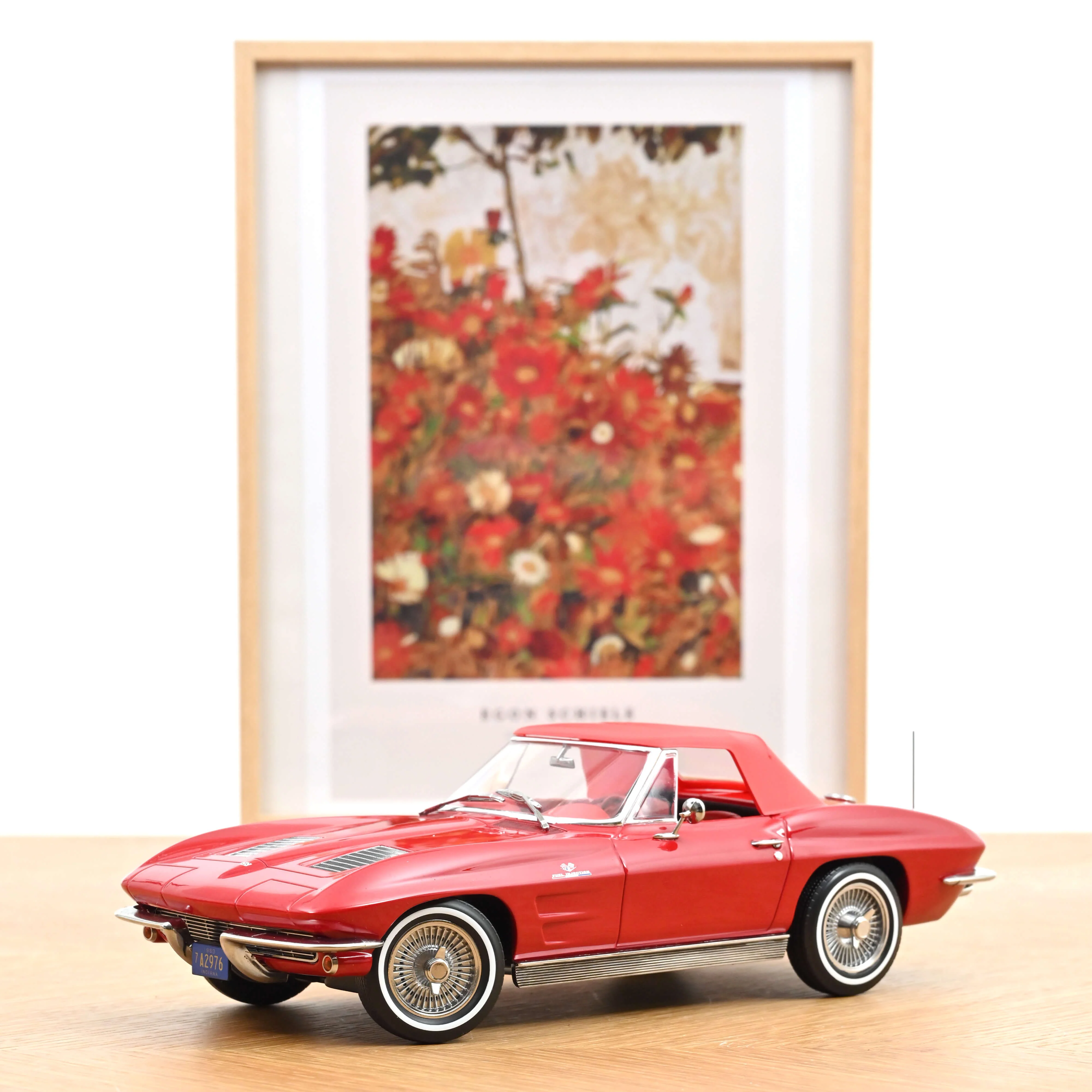 Chevrolet Corvette Sting Ray Cabriolet 1963 Rouge Riverside 1/18