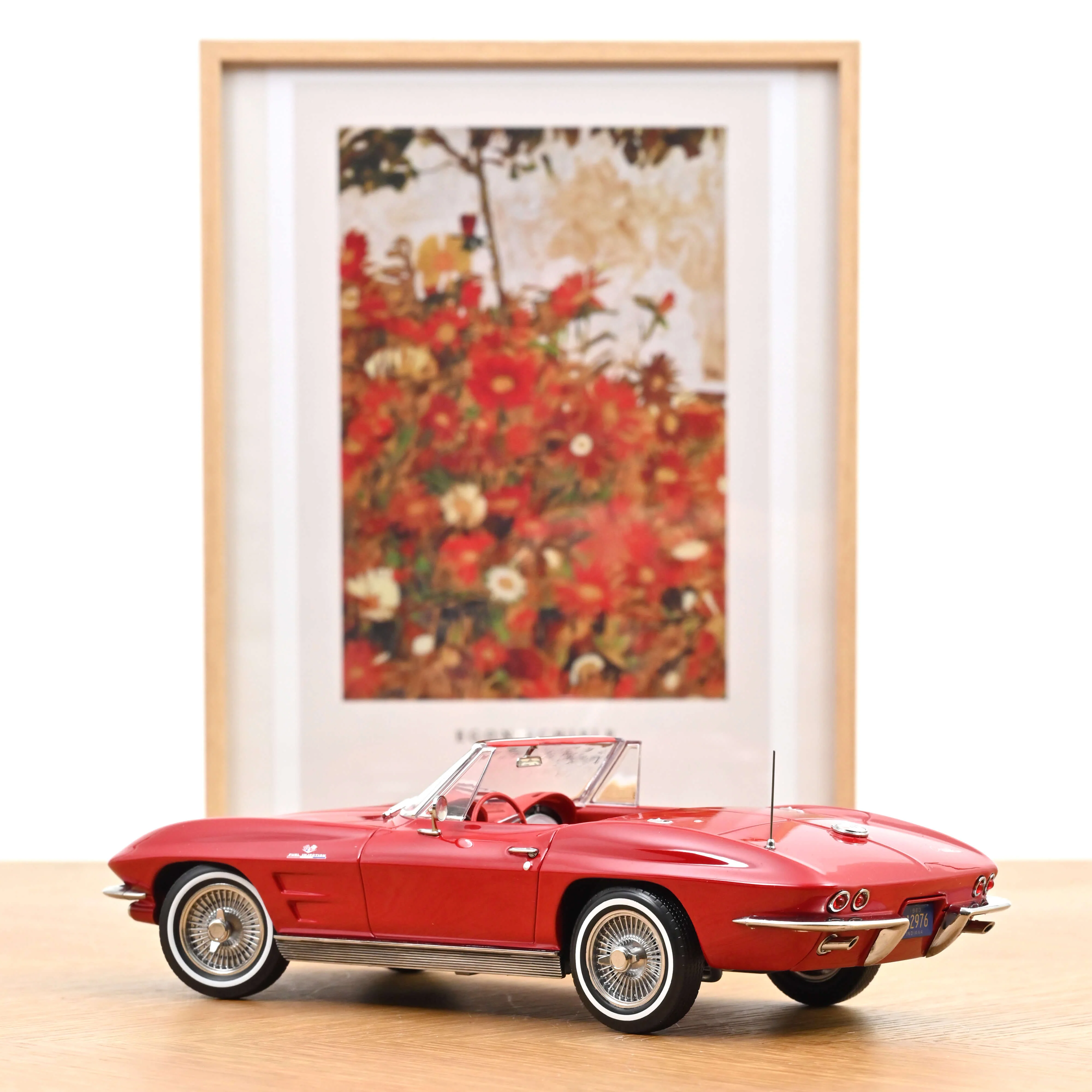 Chevrolet Corvette Sting Ray Cabriolet 1963 Rouge Riverside 1/18