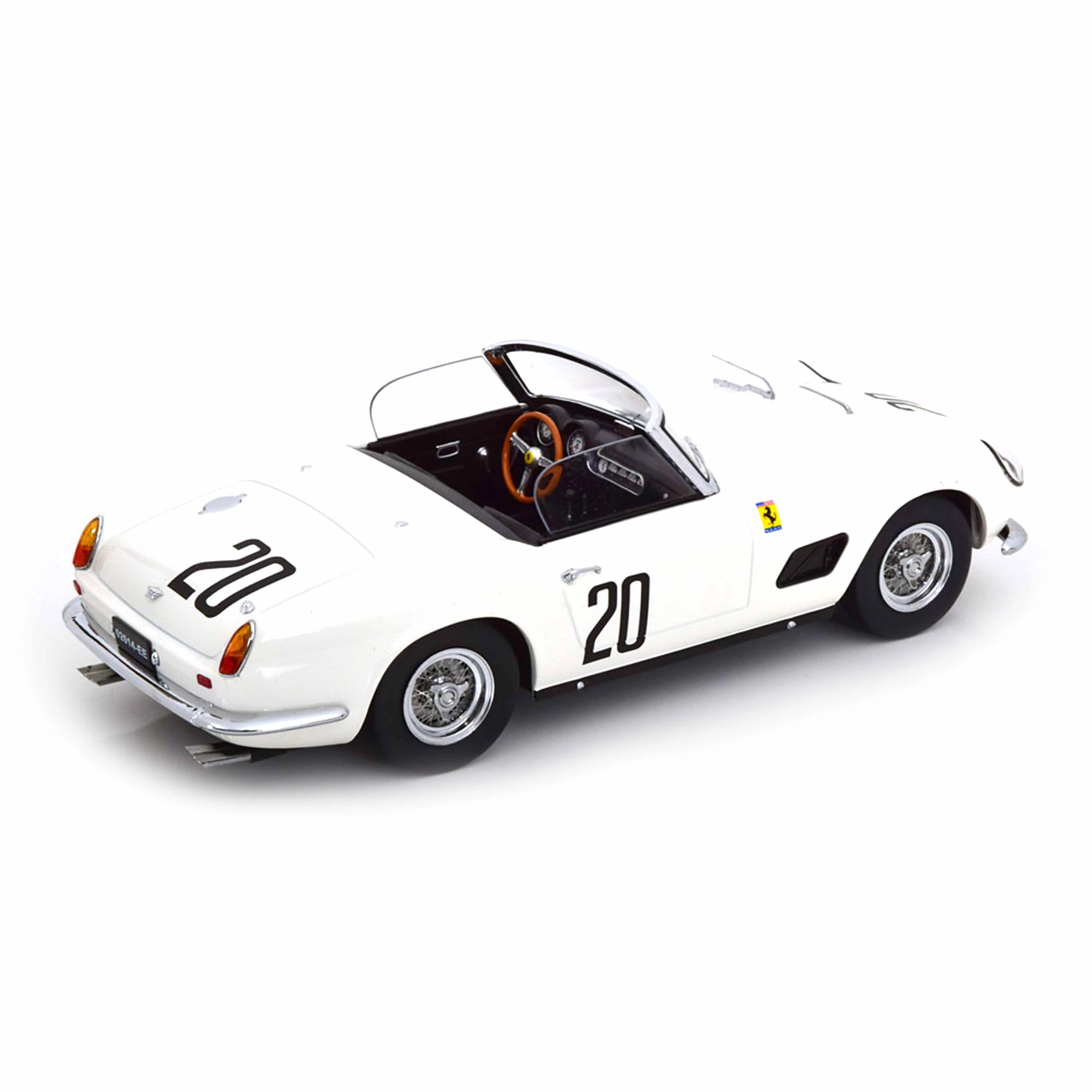 Ferrari 250 GT California Spyder N°20 Le Mans 1960 Blanc 1/18