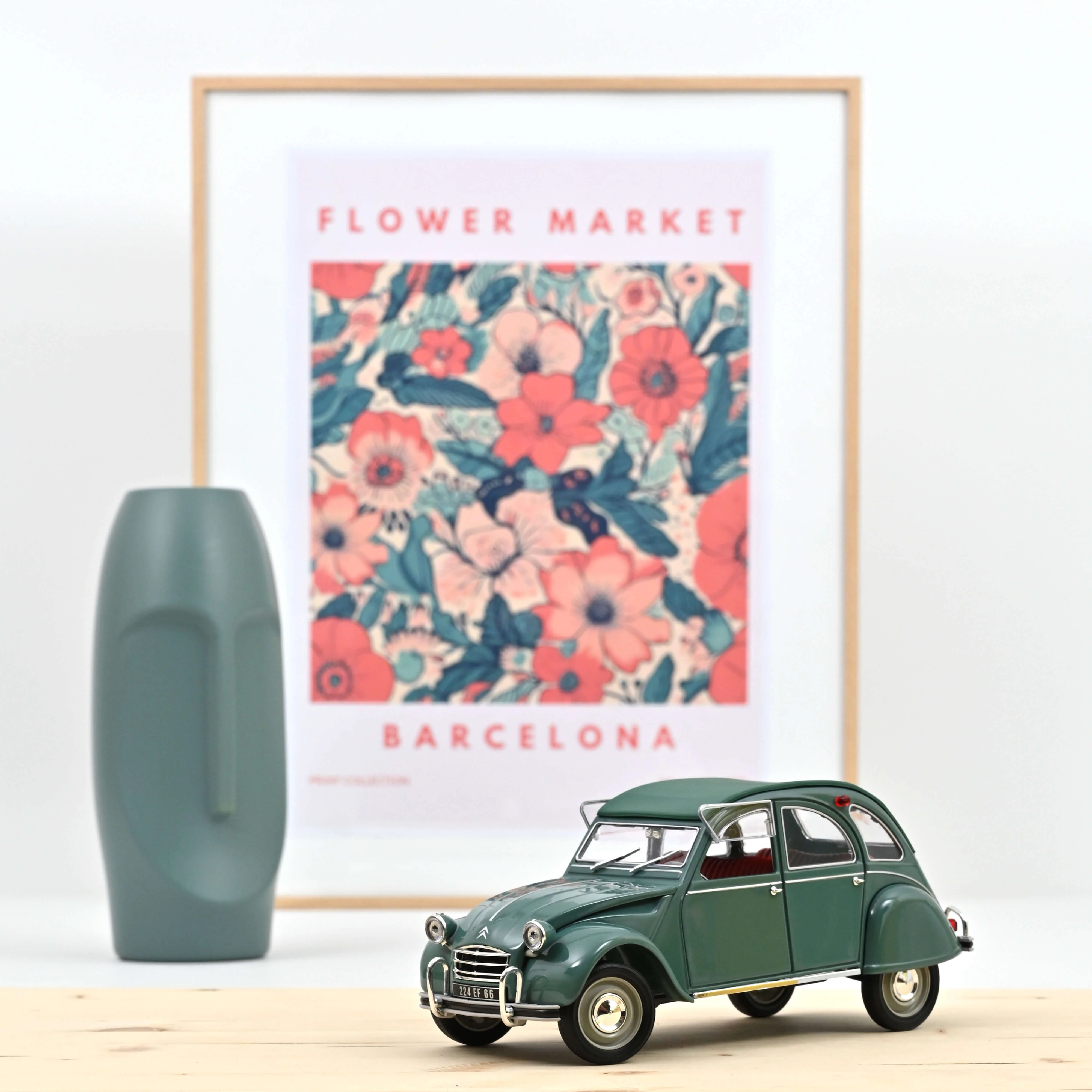 Citroën 2CV AZAM 1966 Agave Vert 1/17 - 200pcs