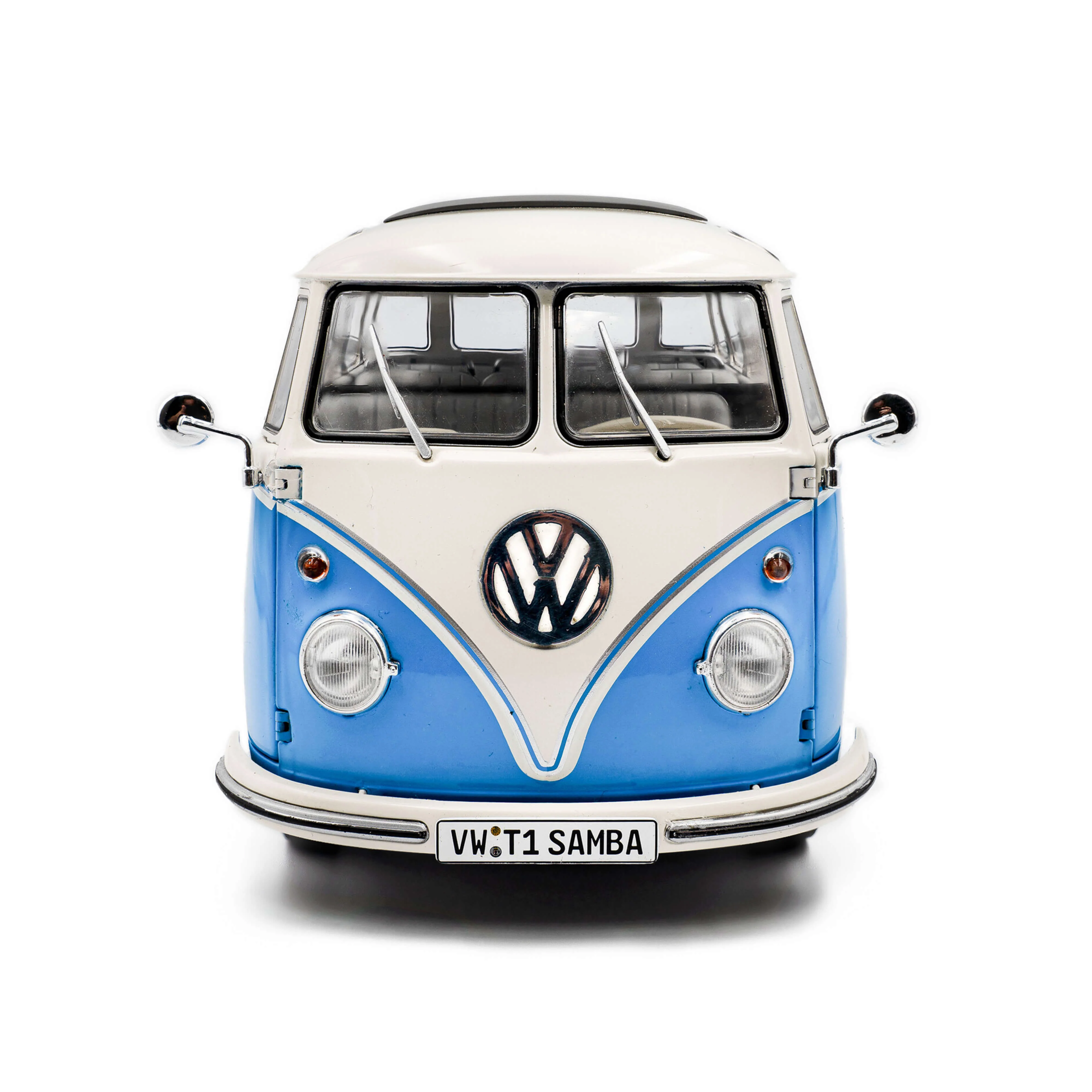 Volkswagen T1 Samba bleu/blanc 1962 1/18