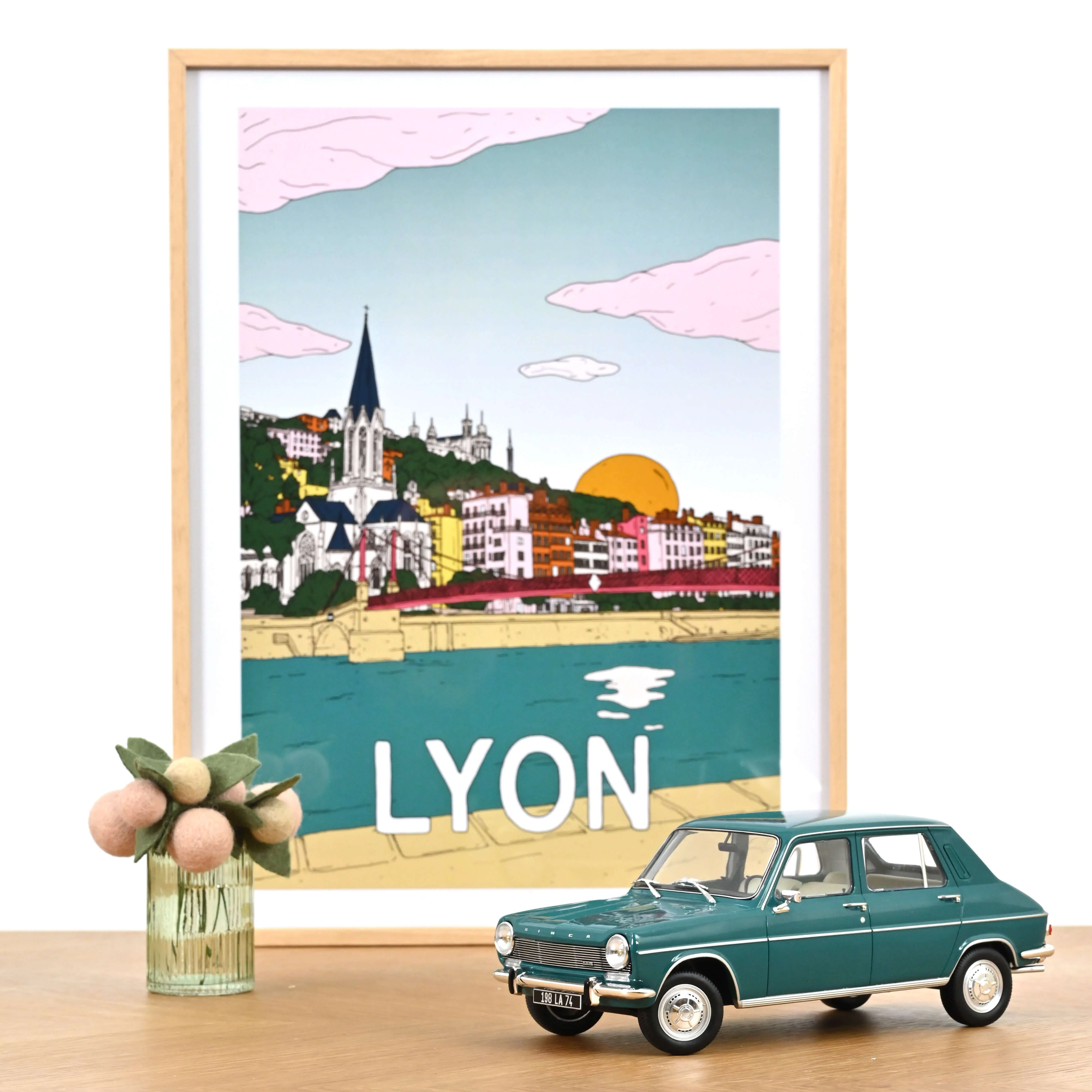 Simca 1100 GLS 1968 Vert Borodine 1/18