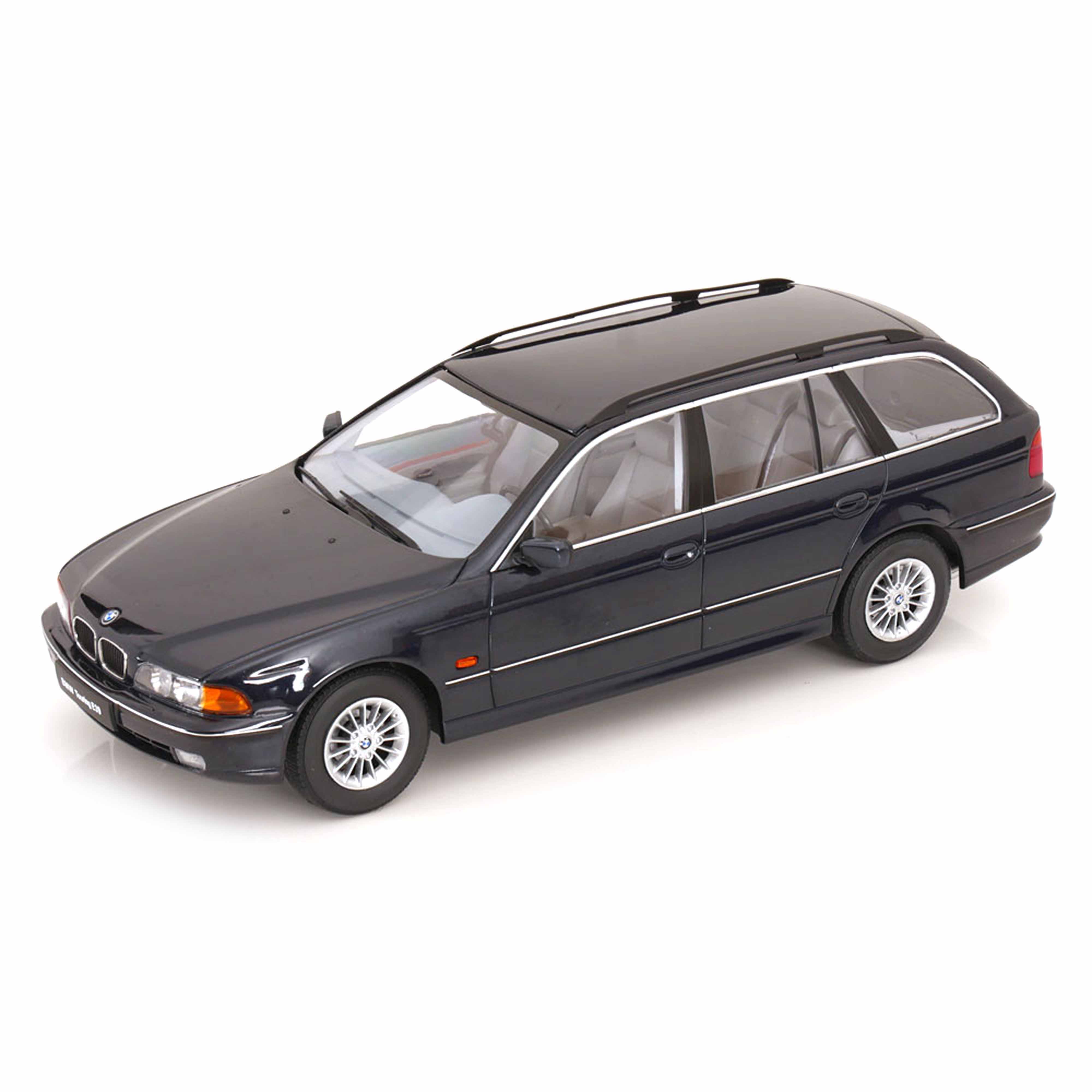 BMW Série 5 E39 Touring 1998 Bleu foncé métallisé 1/18