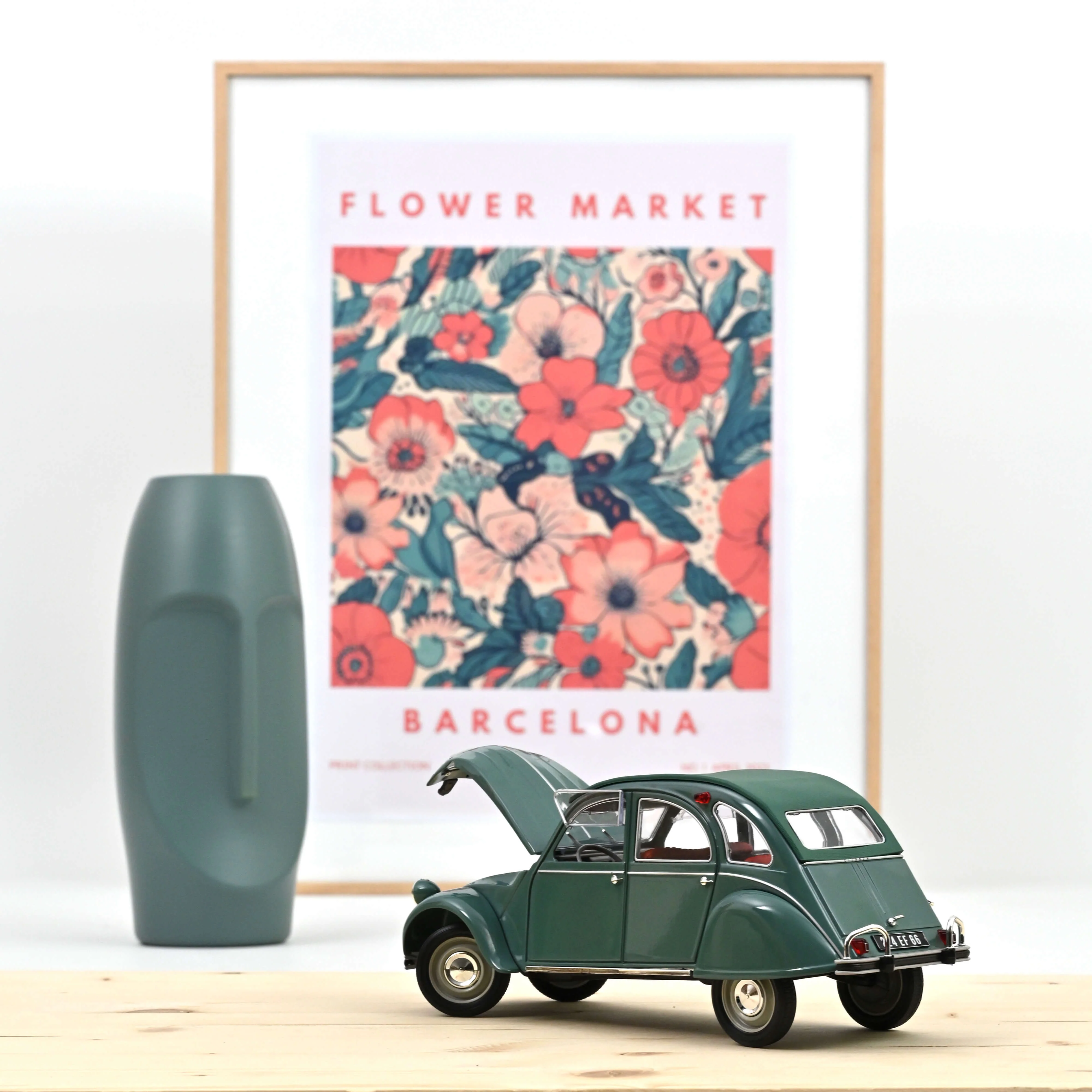 Citroën 2CV AZAM 1966 Agave Vert 1/17 - 200pcs