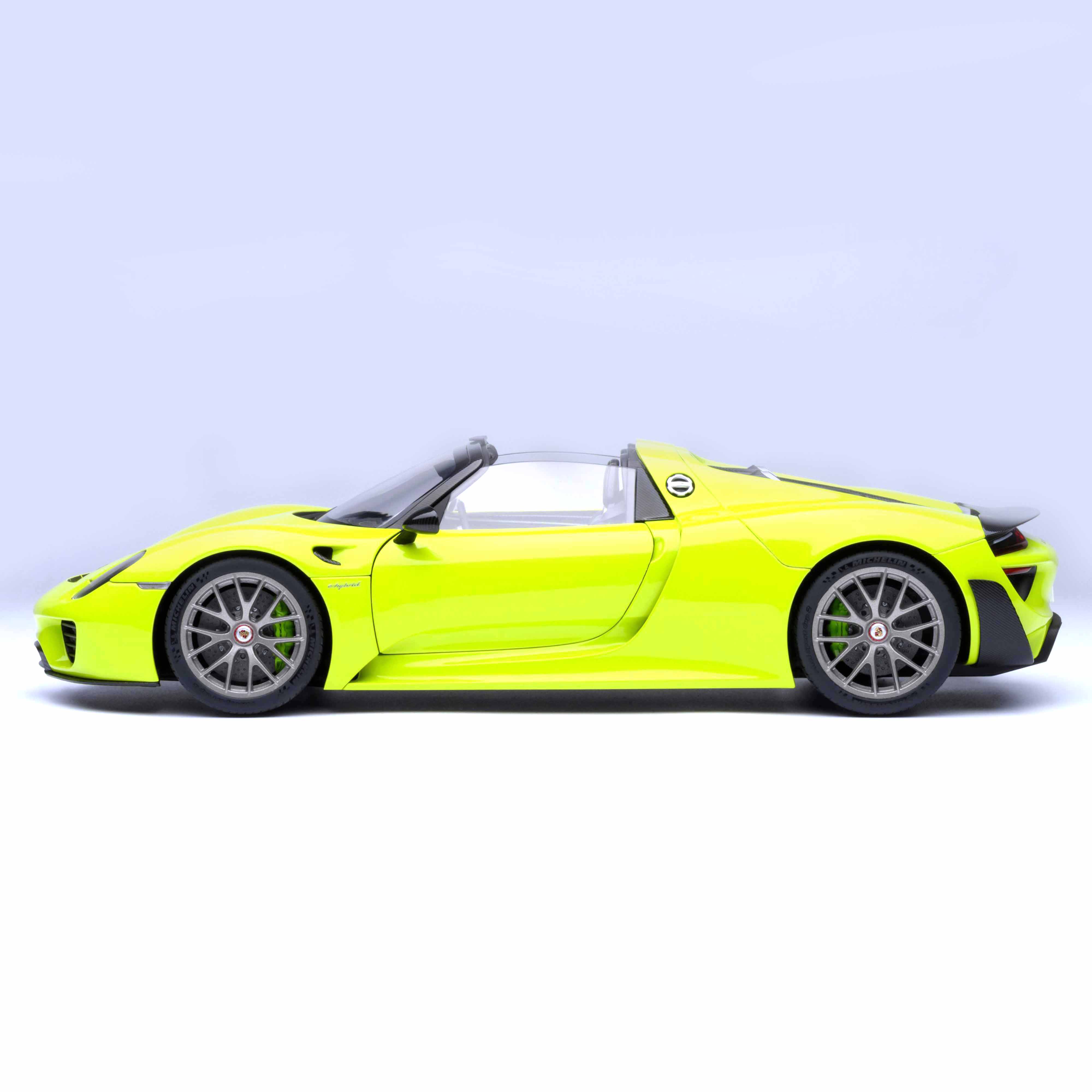 Porsche 918 Spyder Pack Weissach Vert Acide 1/18