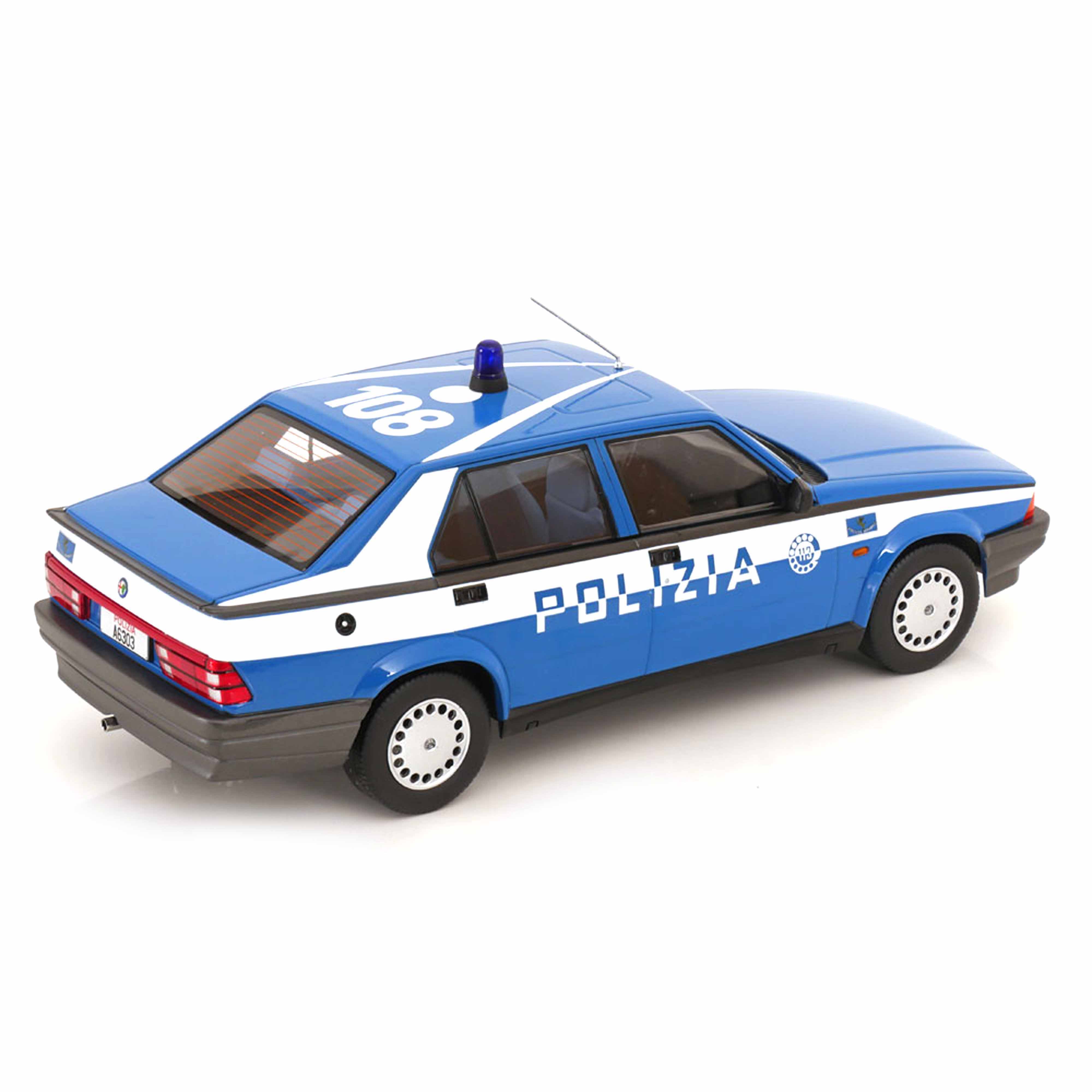 Alfa Romeo 75 1991 Police Italienne 1/18