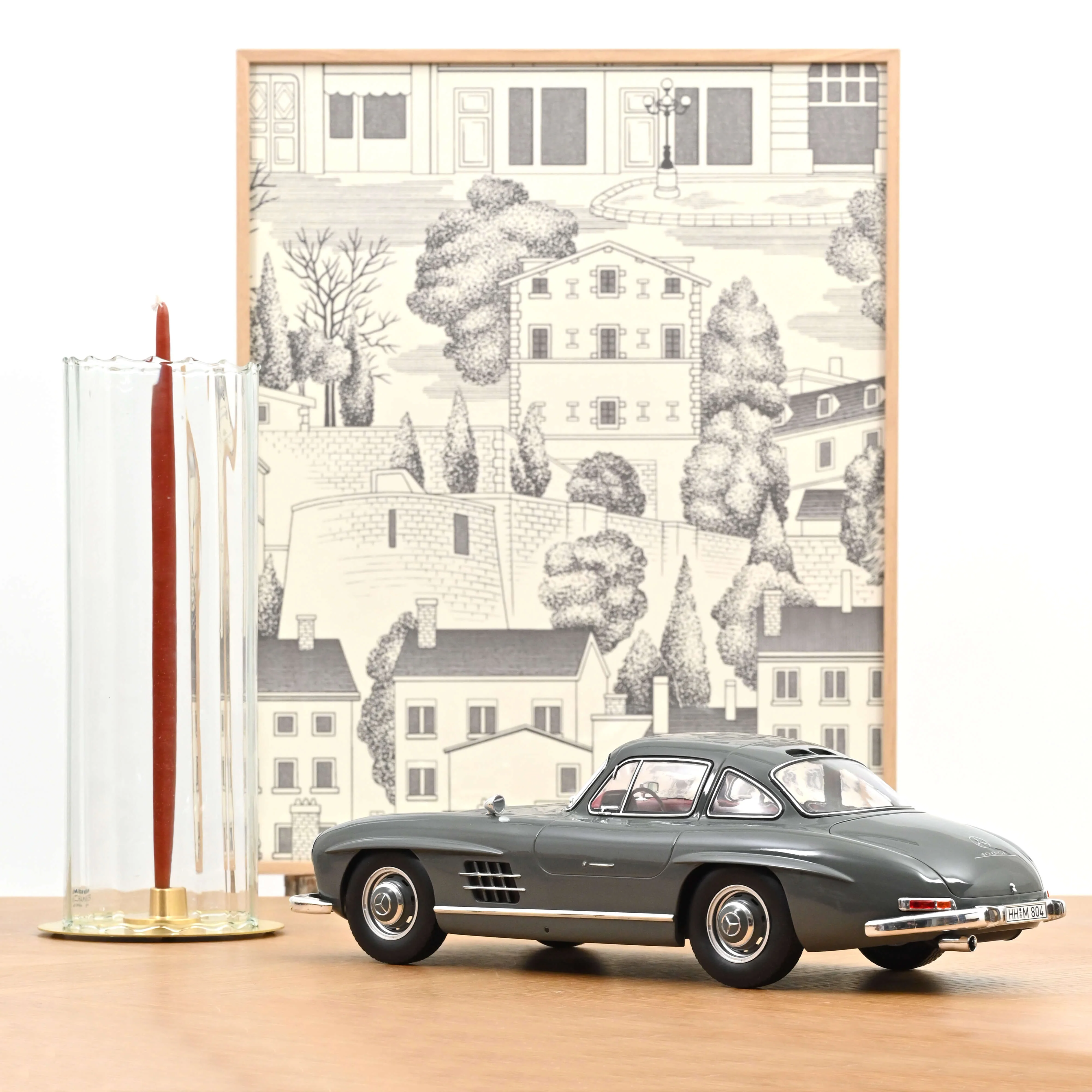 Mercedes-Benz 300 SL 1954 Gris Graphite 1/12