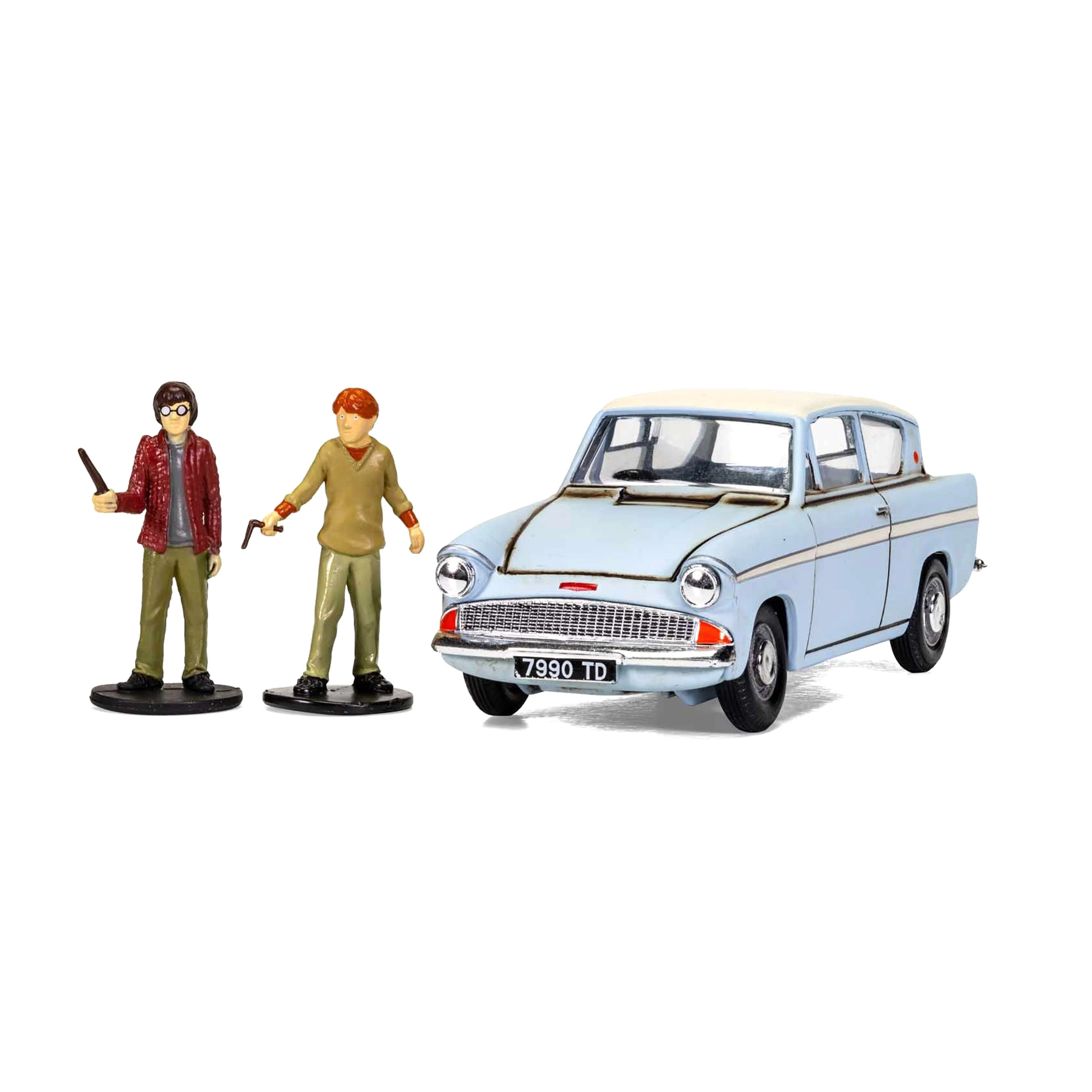 Harry Potter - Ford Anglia enchantée avec personnages 1/43