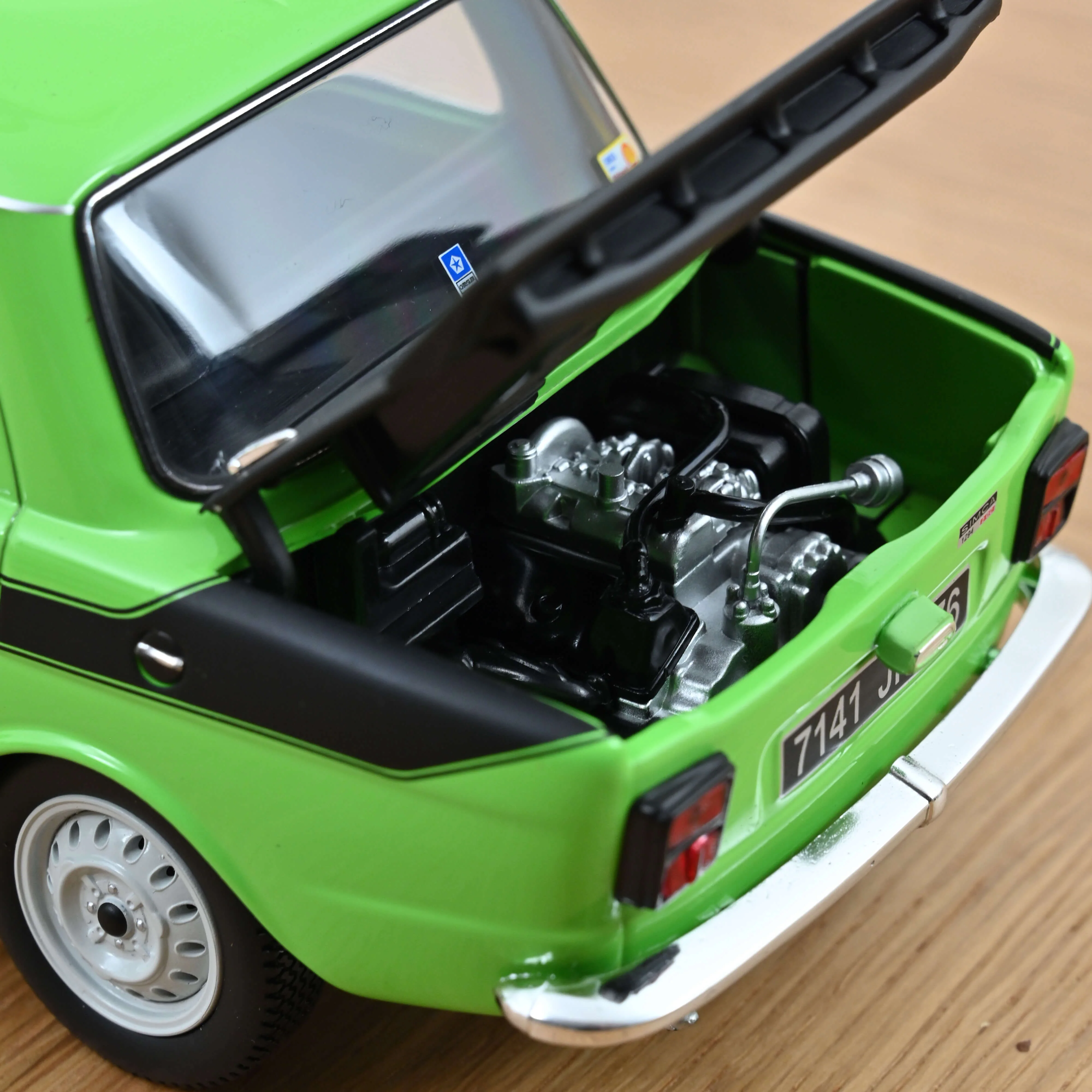 Simca 1000 Rallye 2 1976 Vert Racing 1/18