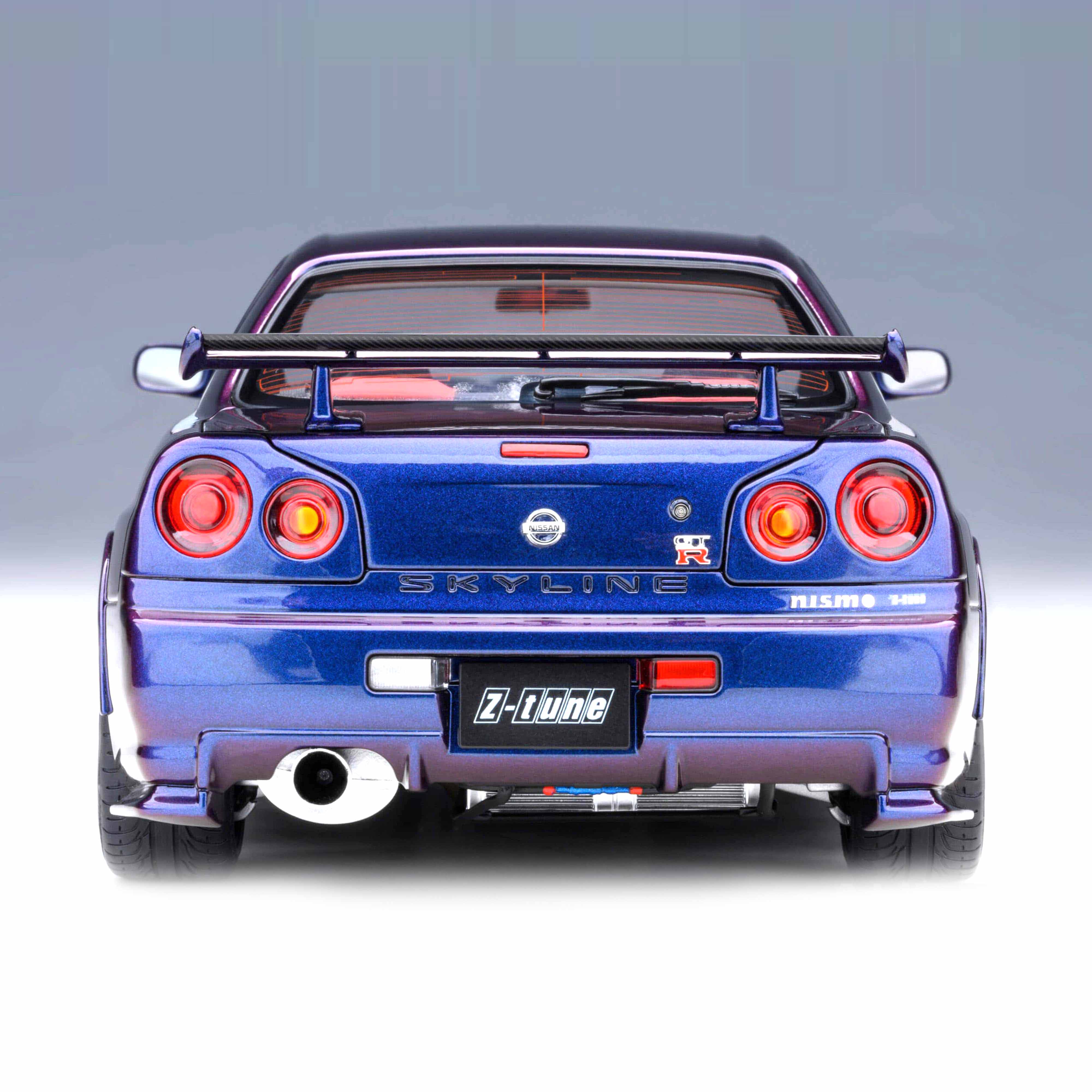 Nissan Skyline GT-R (R34) Z-Tune Violet de Minuit 1/18