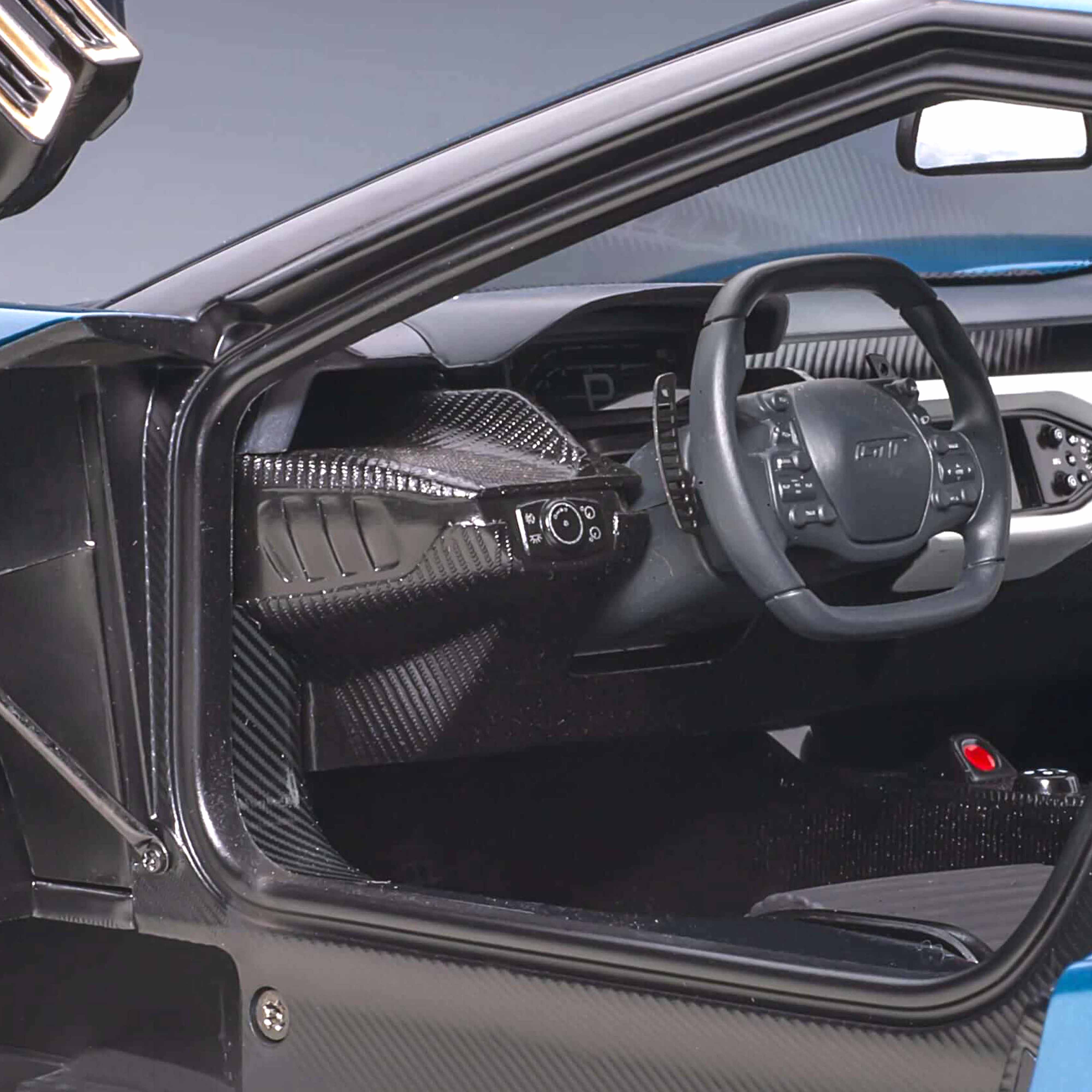 Ford GT 2017 Bleu liquide 1/12