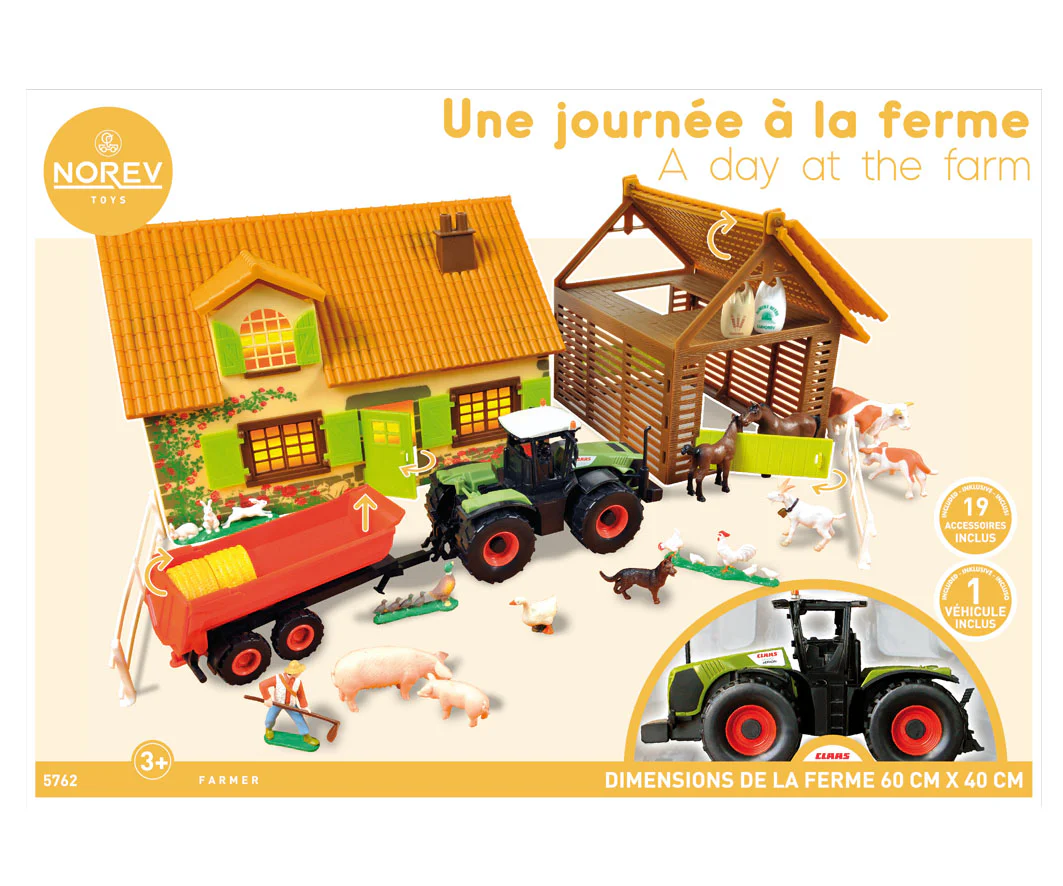 Une journée à la ferme - Lot de 2 bâtiments agricoles