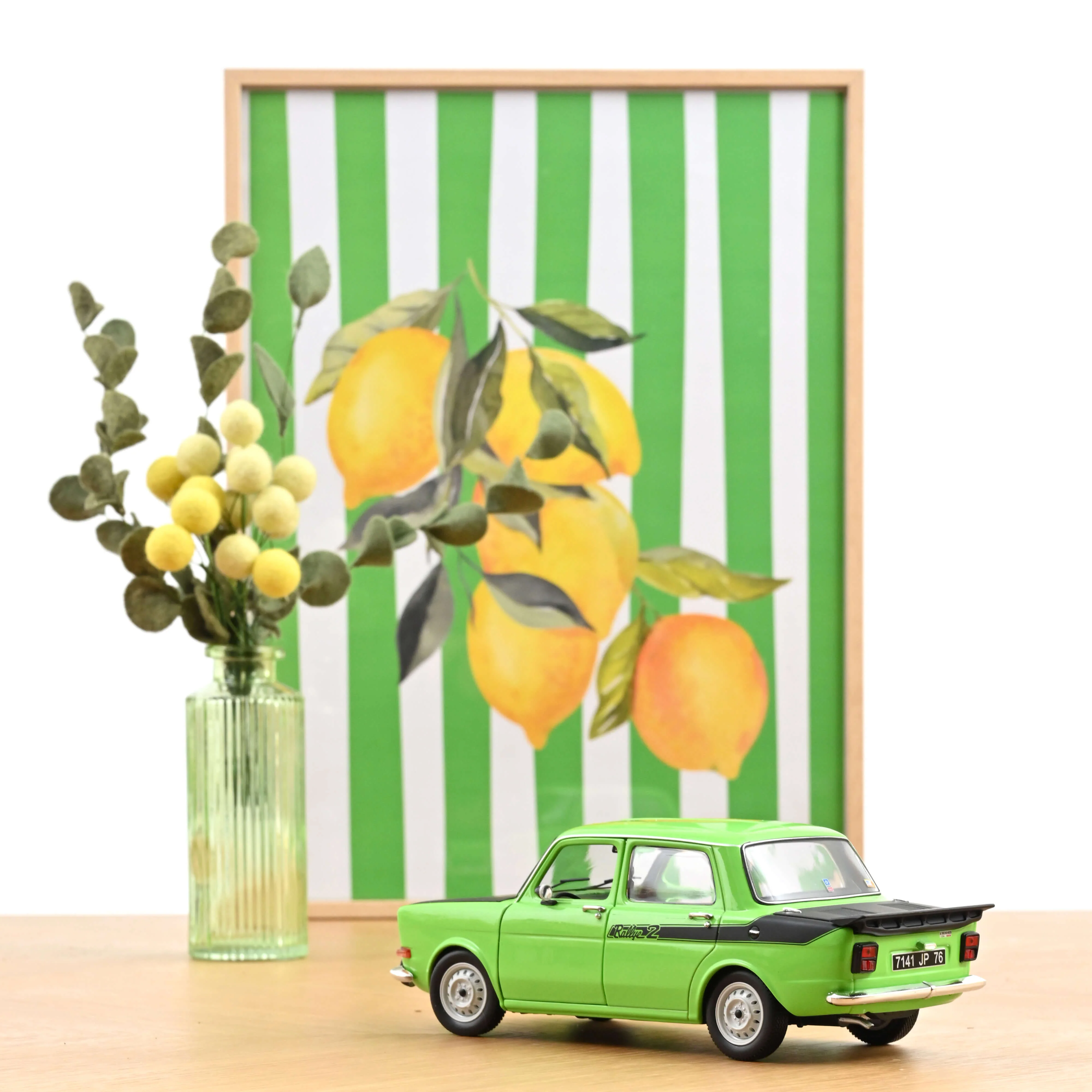 Simca 1000 Rallye 2 1976 Vert Racing 1/18