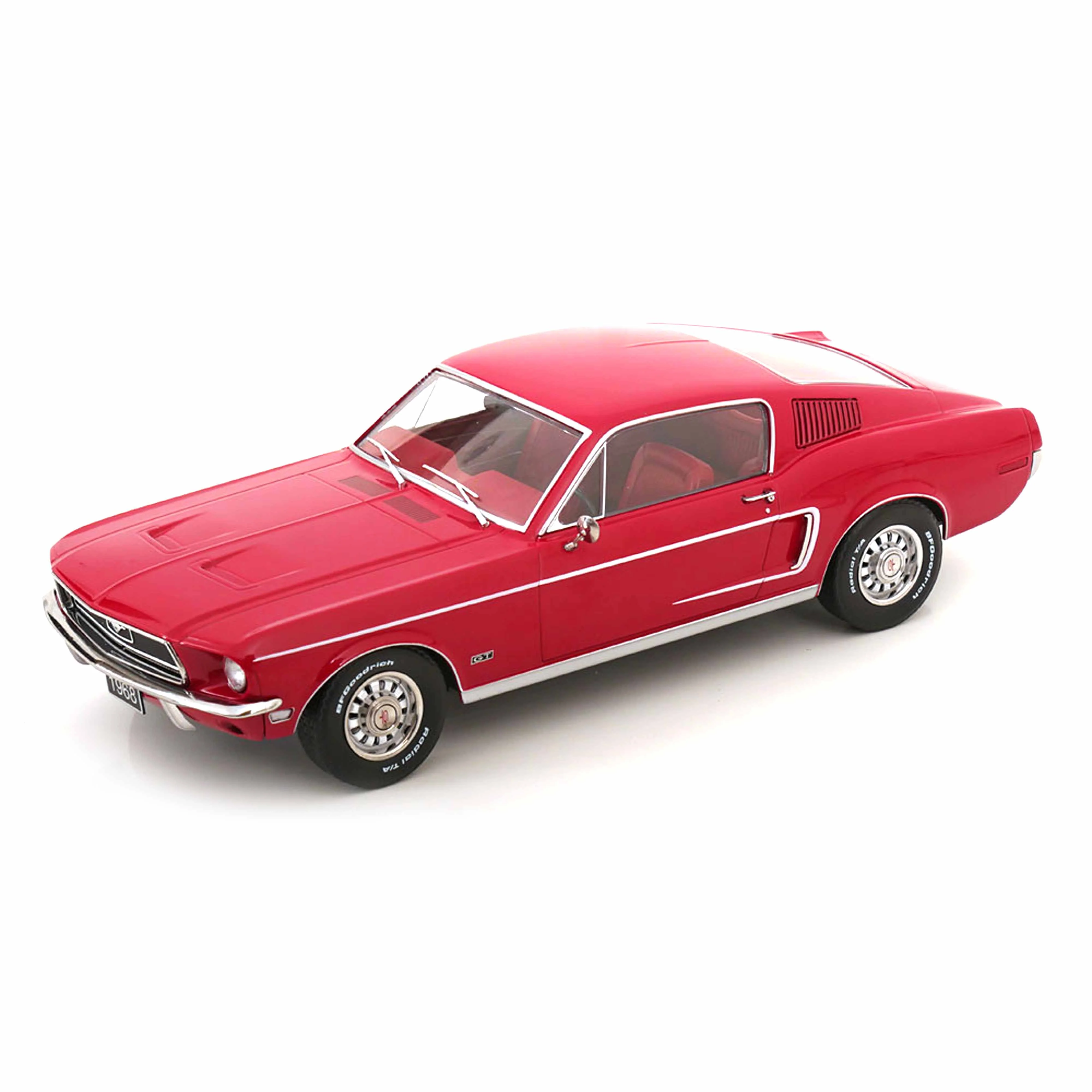 Ford Mustang Fastback GT 1968 Rouge 1/18