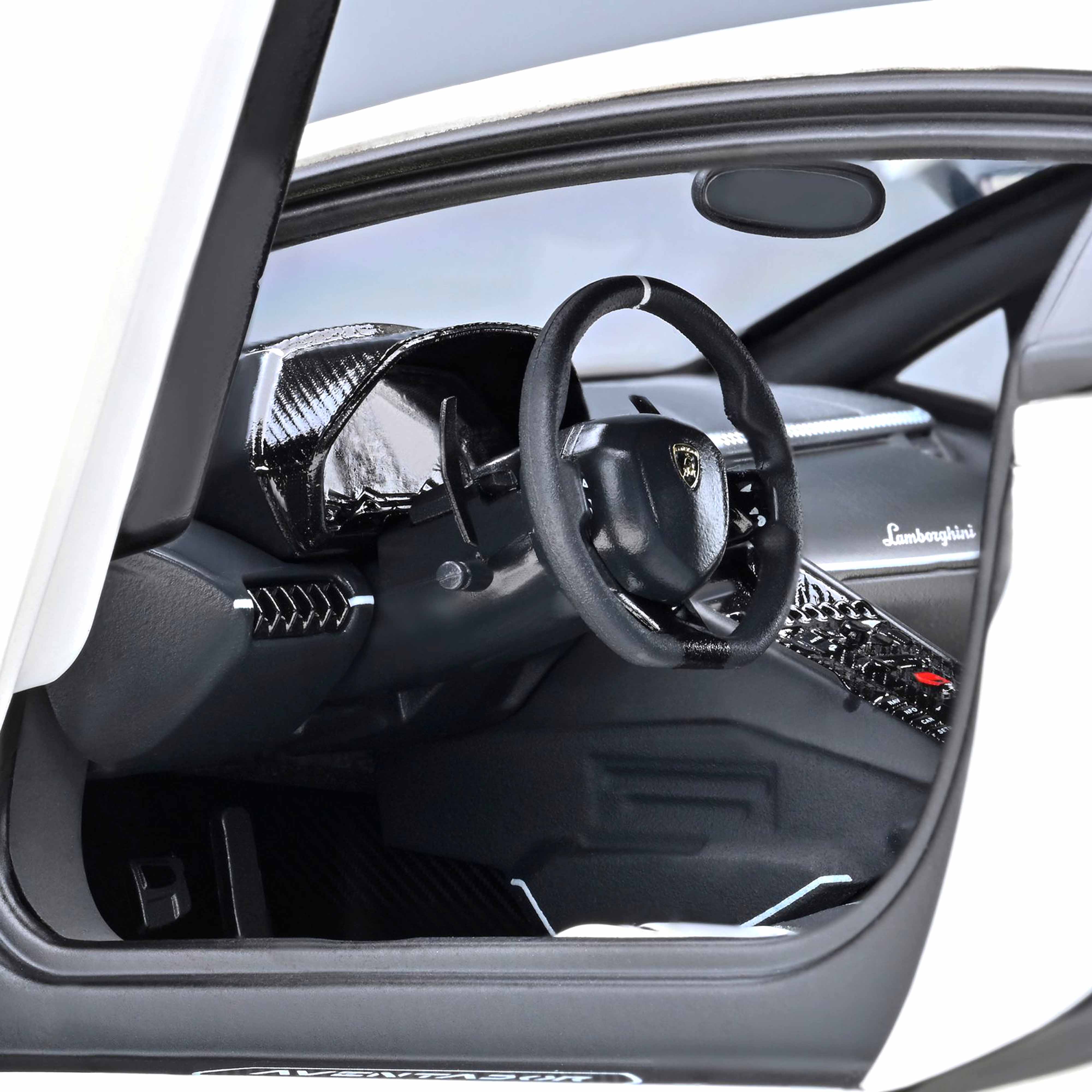 Lamborghini Aventador SVJ 2019 Asopo/Blanc Métallisé 1/18