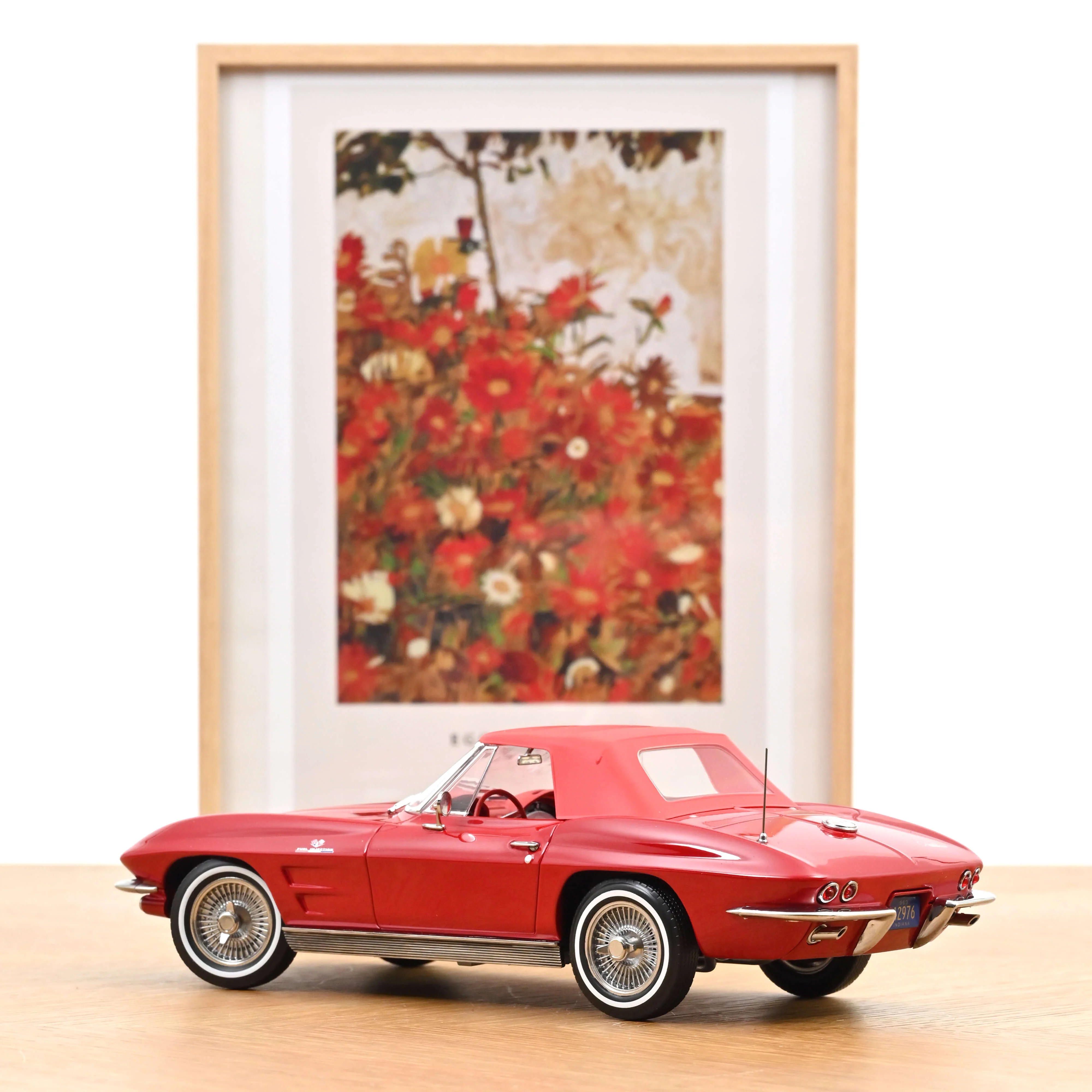 Chevrolet Corvette Sting Ray Cabriolet 1963 Rouge Riverside 1/18