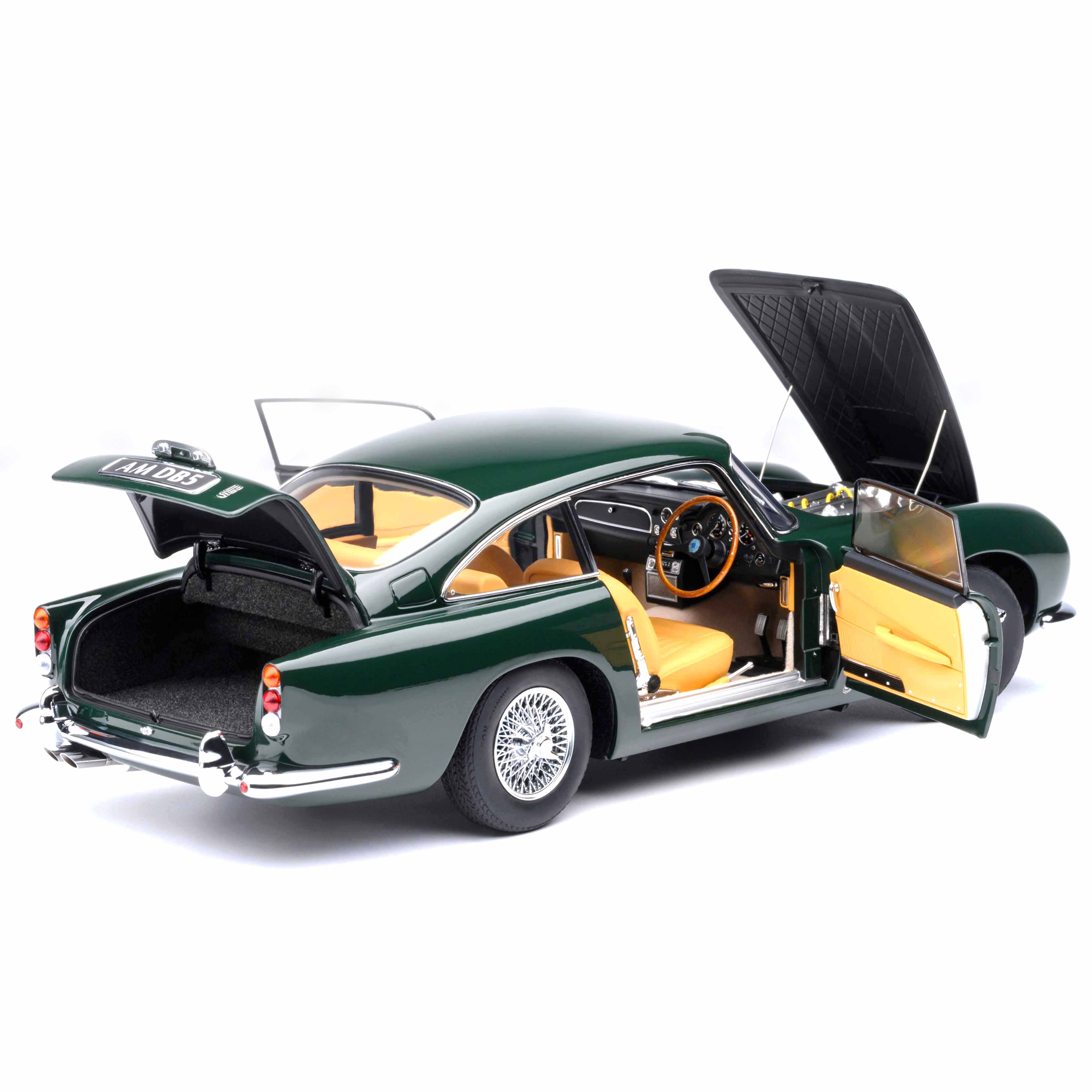 Aston Martin DB5 Vert de course britannique 1/18