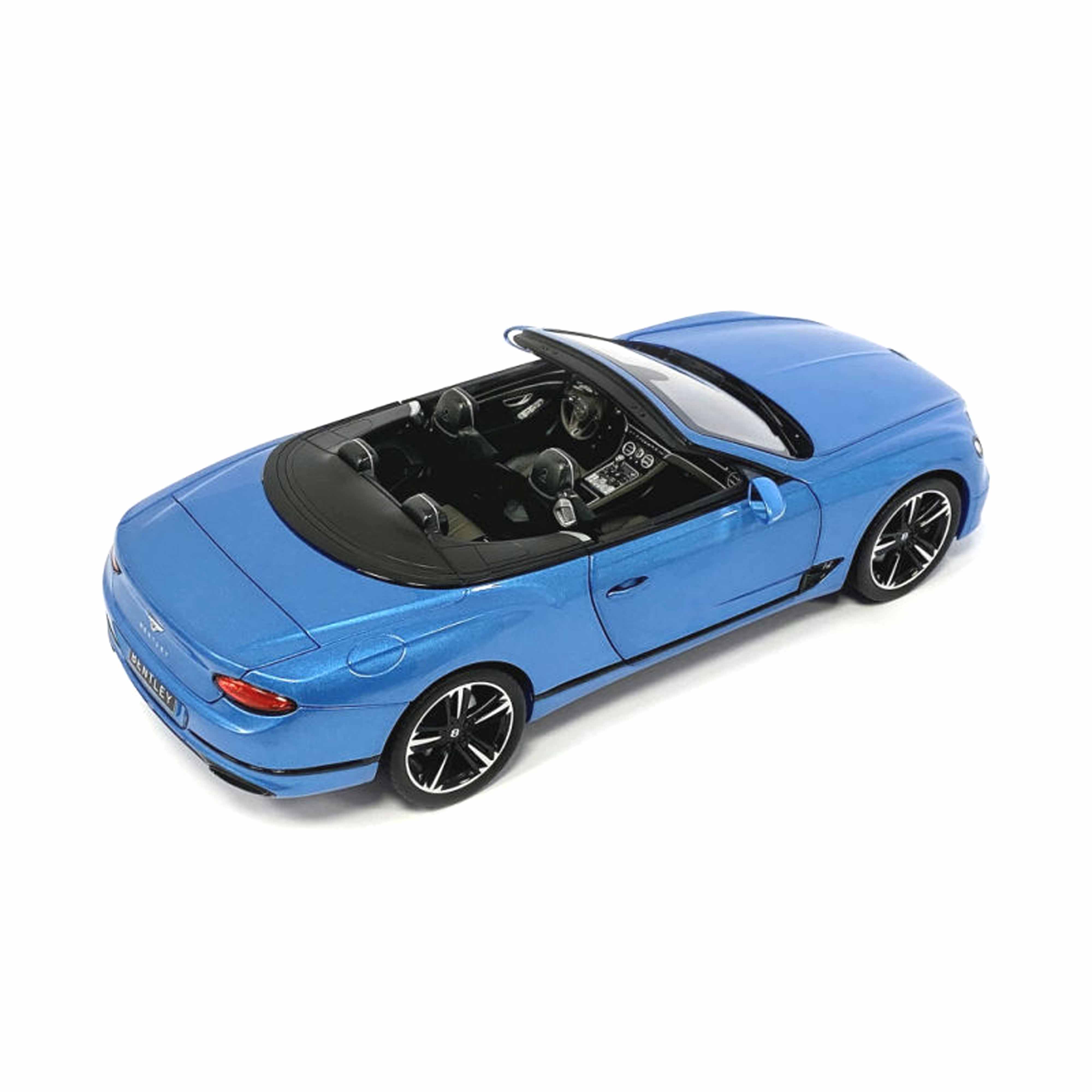 Bentley Continental GT Cabriolet 2019 Kingfisher Métallisé 1/18